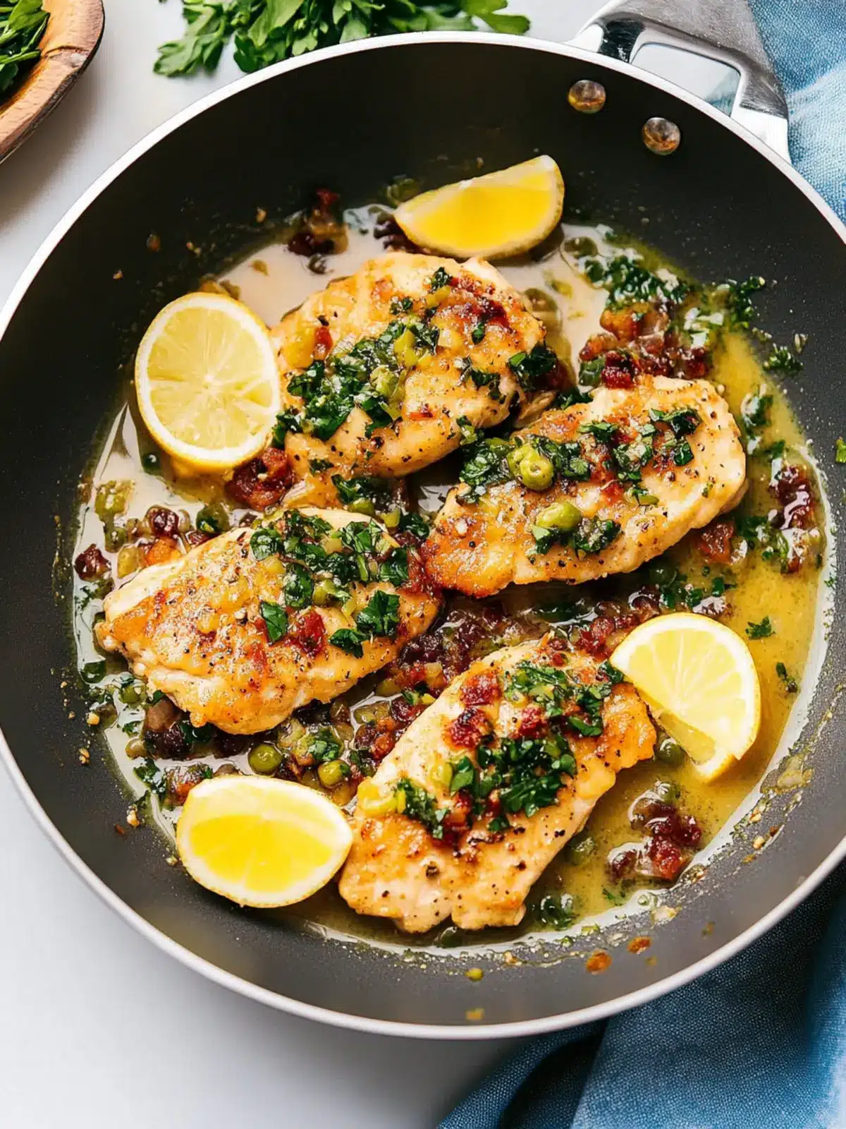 Zesty Chicken Piccata with Lemon Sauce for a Flavor Boost 5 Chicken Piccata