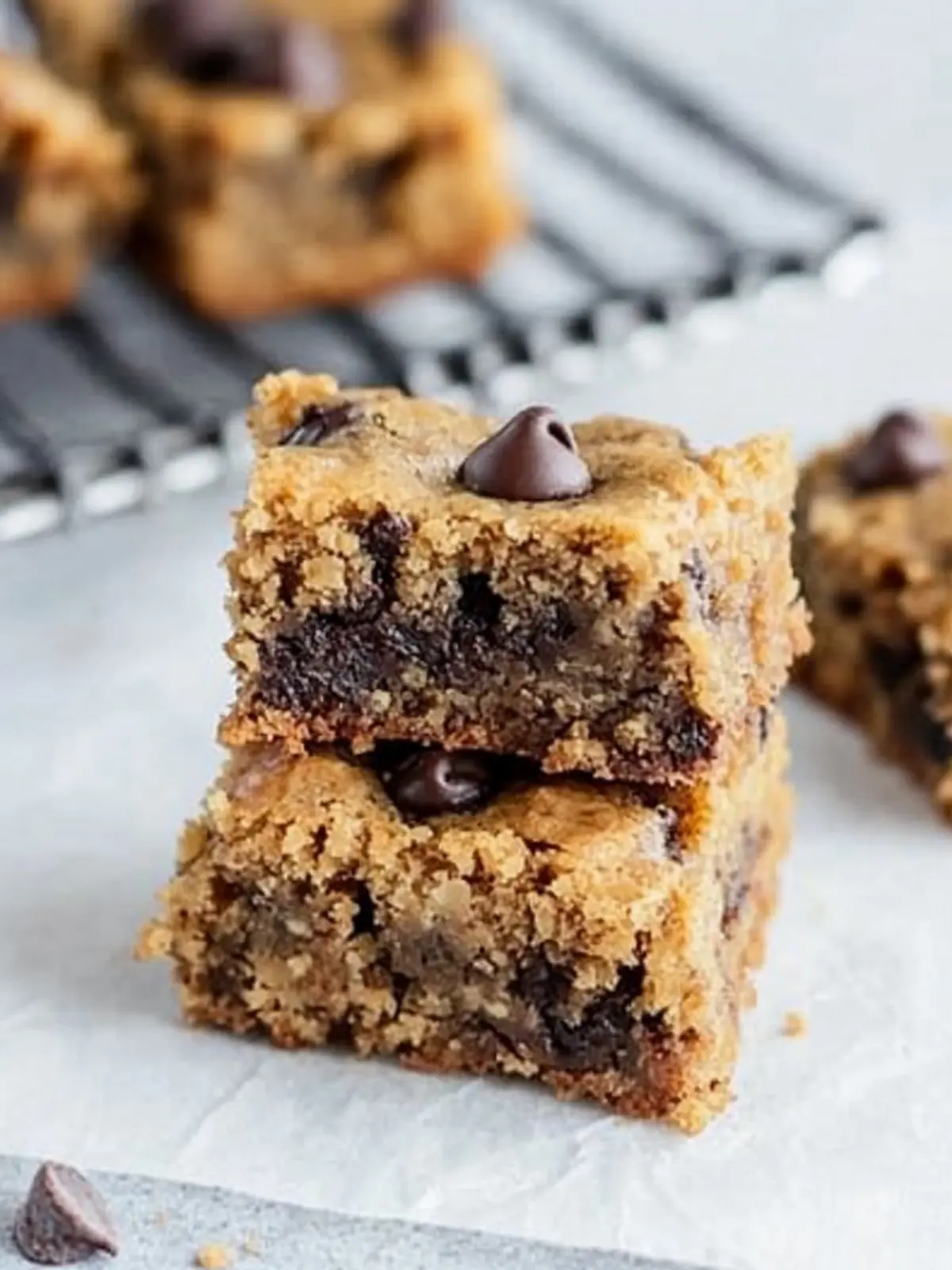 Indulge Guilt-Free: Flourless Chocolate Chip Chickpea Blondies 5 Flourless Chocolate Chip Chickpea Blondies