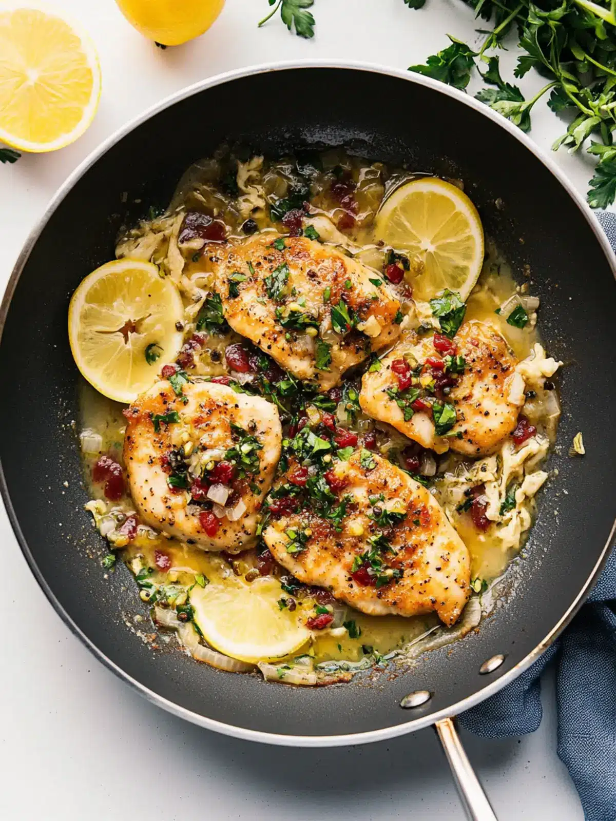 Zesty Chicken Piccata with Lemon Sauce for a Flavor Boost 4 Chicken Piccata