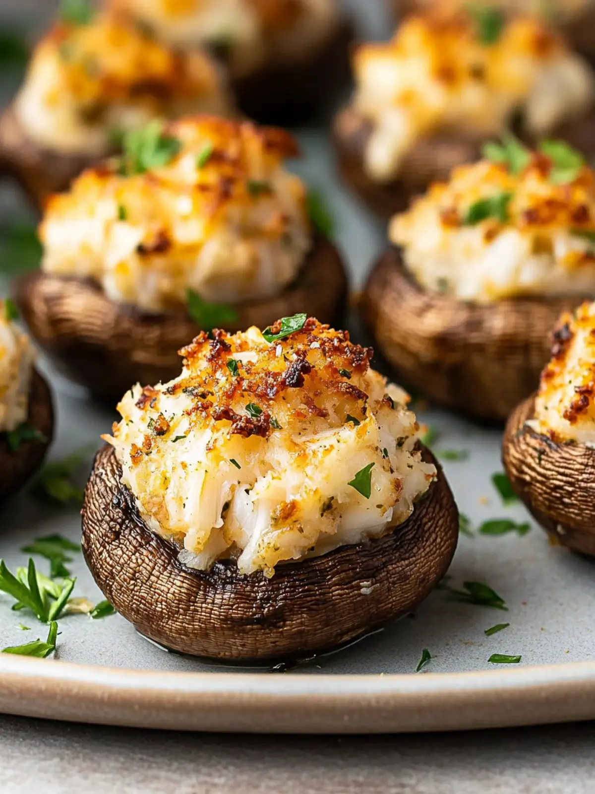 Irresistible Crab Stuffed Mushrooms for Perfect Appetizers 5 Crab Stuffed Mushrooms