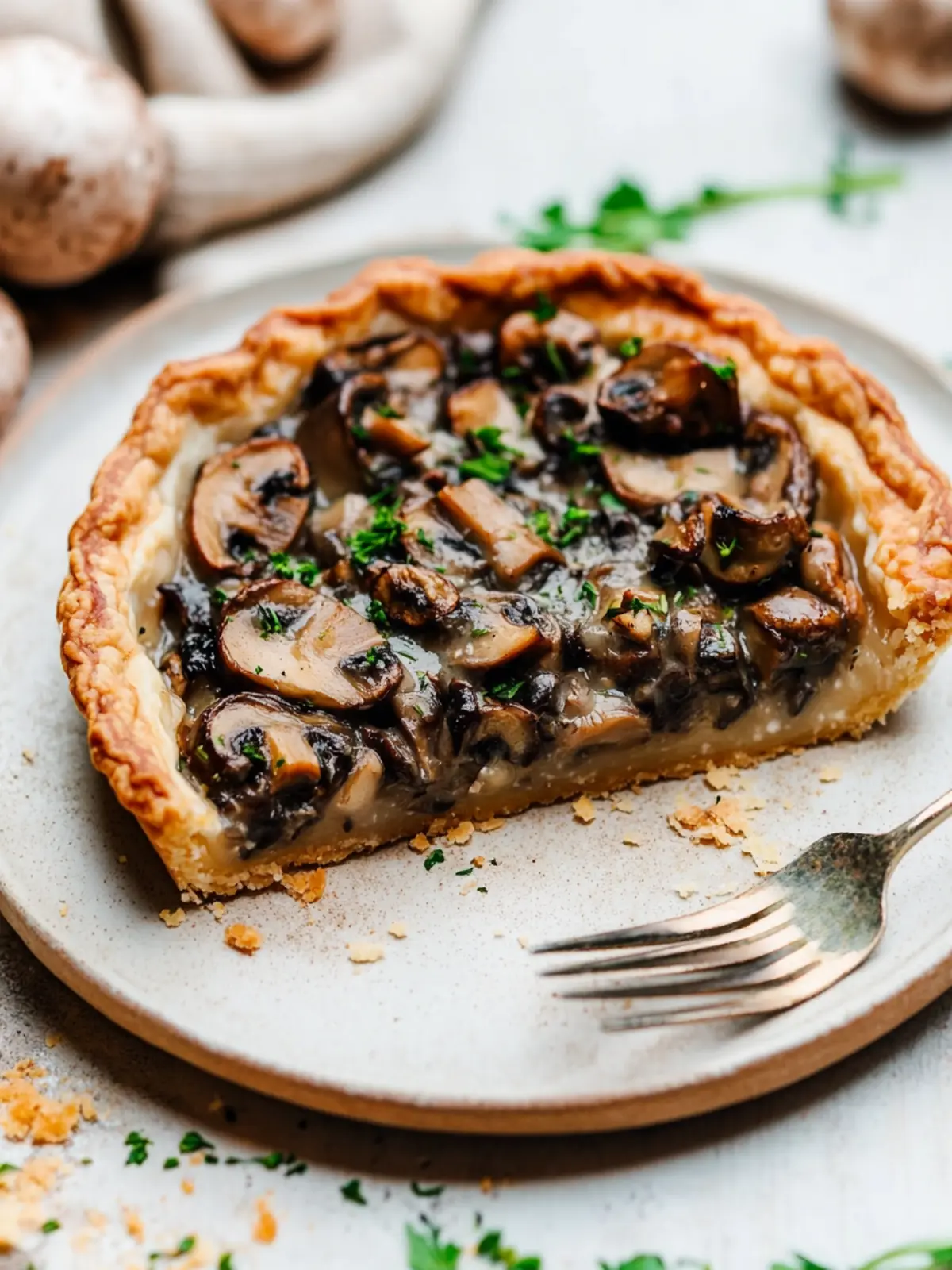 Irresistible Vegan Mushroom Tart You'll Crave Every Time 3 Vegan Mushroom Tart