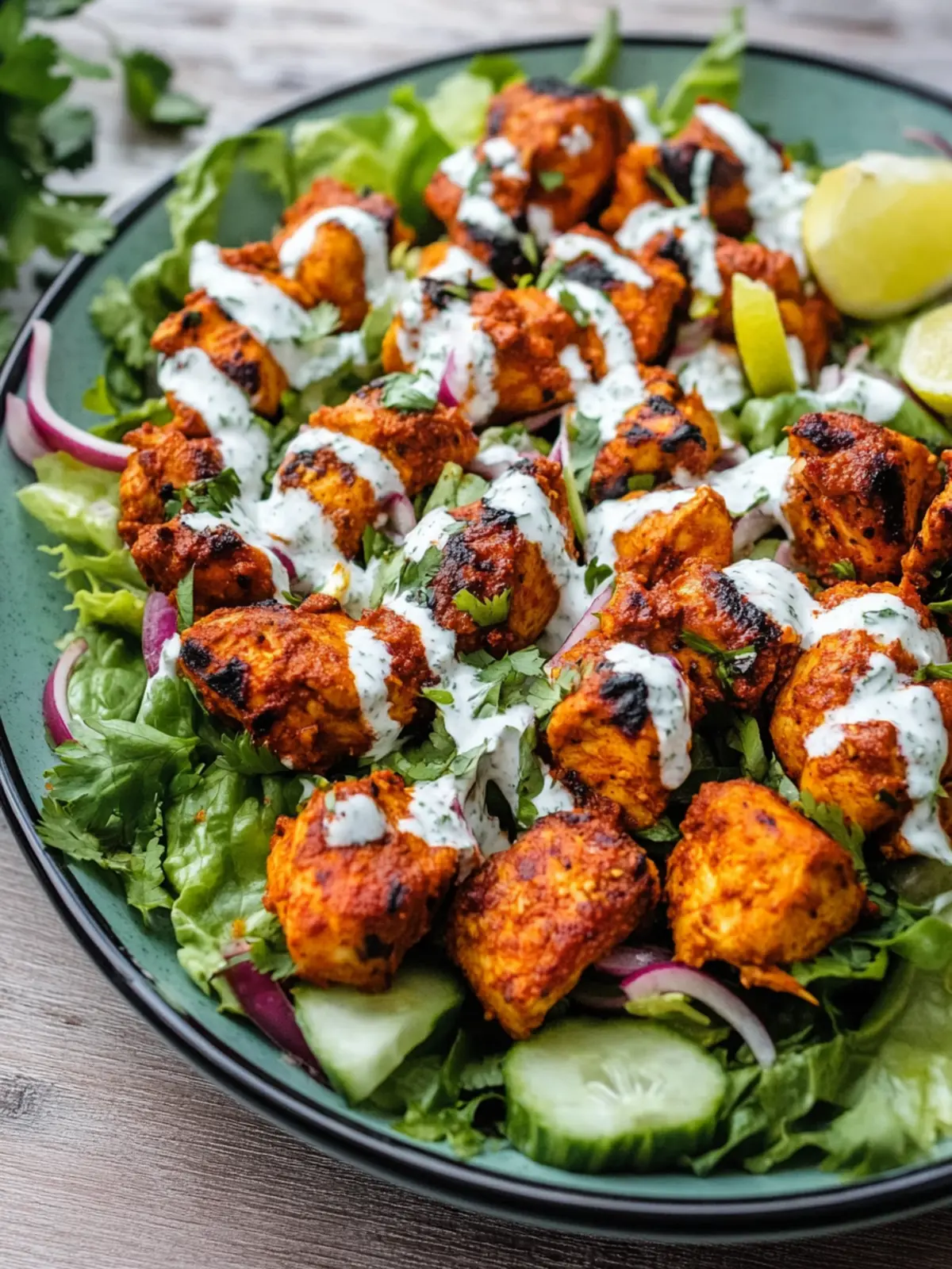 Tandoori Chicken Salad: A Flavorful Twist on Meal Prep 4 Tandoori Chicken Salad