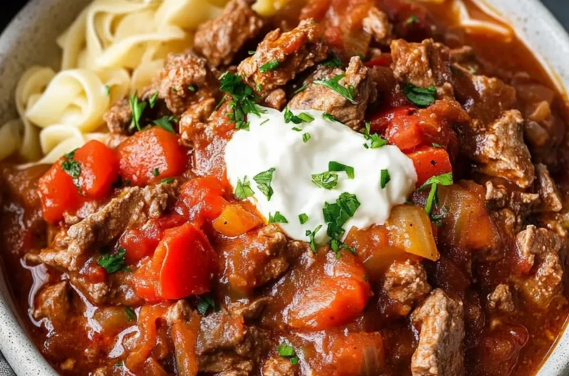Slow Cooker Hungarian Goulash