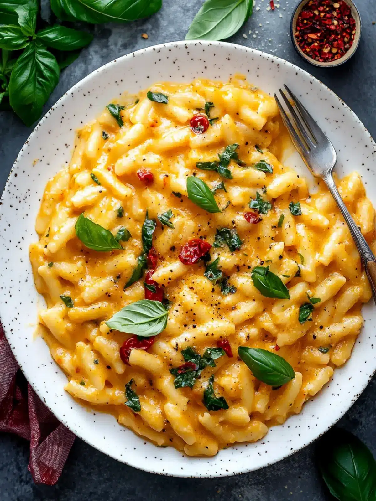 Creamy Basil & Calabrian Chili Cavatelli You'll Crave Every Night 3 Creamy Basil & Calabrian Chili Cavatelli