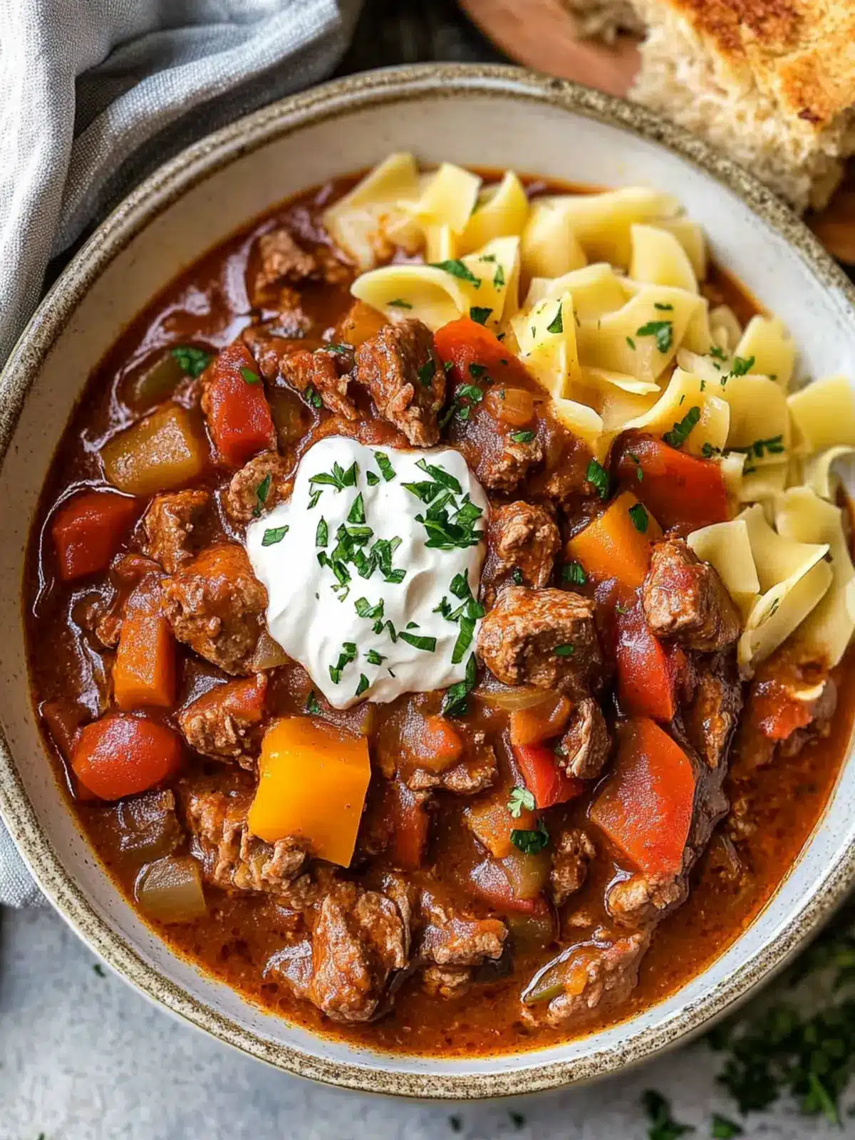 Slow Cooker Hungarian Goulash: Cozy Comfort in Every Bowl 4 Slow Cooker Hungarian Goulash