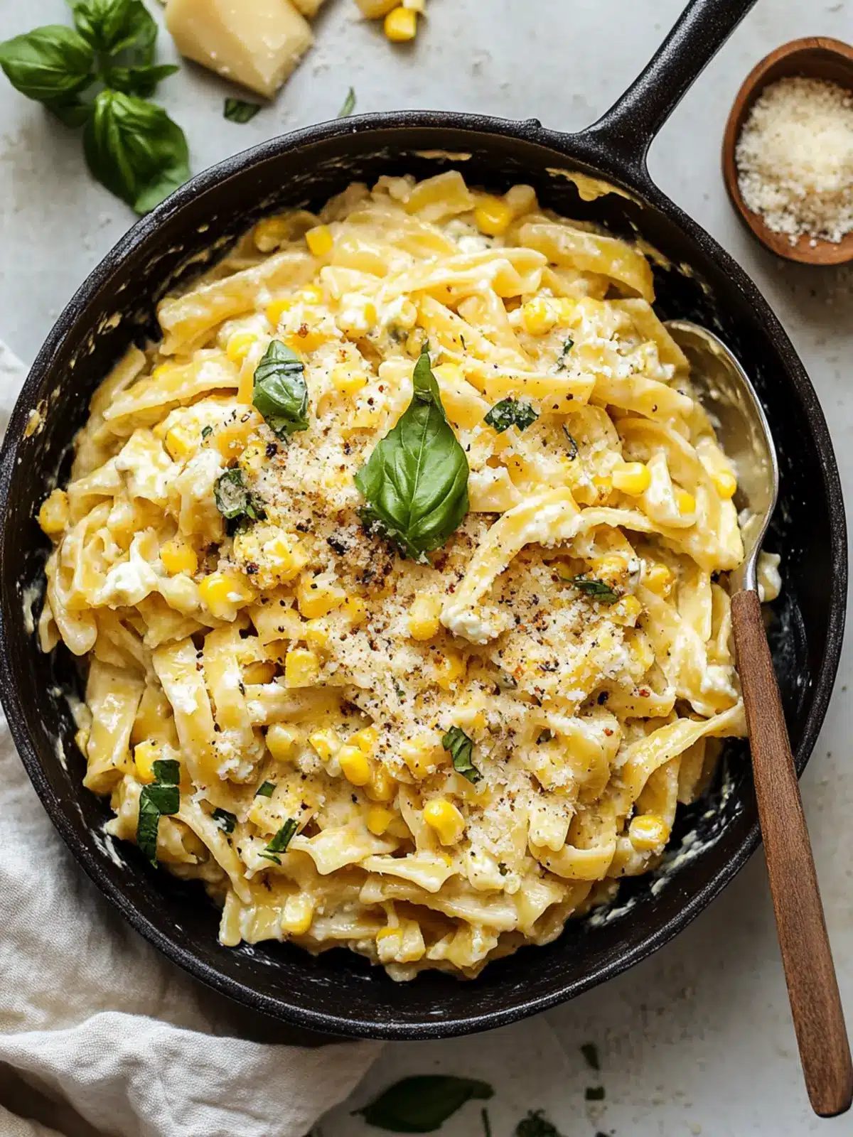 Creamy Sweet Corn & Brown Butter Ricotta Pasta Delight 2 Creamy Sweet Corn & Brown Butter Ricotta Pasta