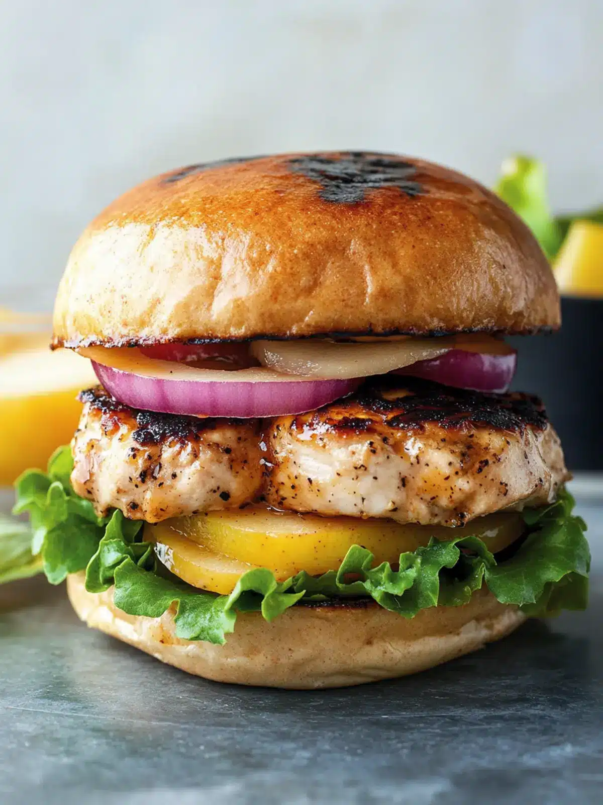 Maple Mustard Chicken Apple Burgers: Irresistibly Juicy Bites 3 Maple Mustard Chicken Apple Burgers