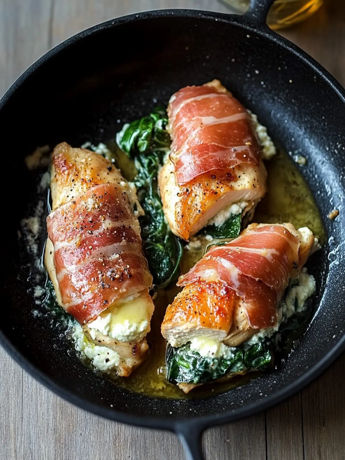 Savory Prosciutto Chicken Involtini with Spinach and Ricotta 4 Prosciutto Chicken Invotini with Spinach and Ricotta