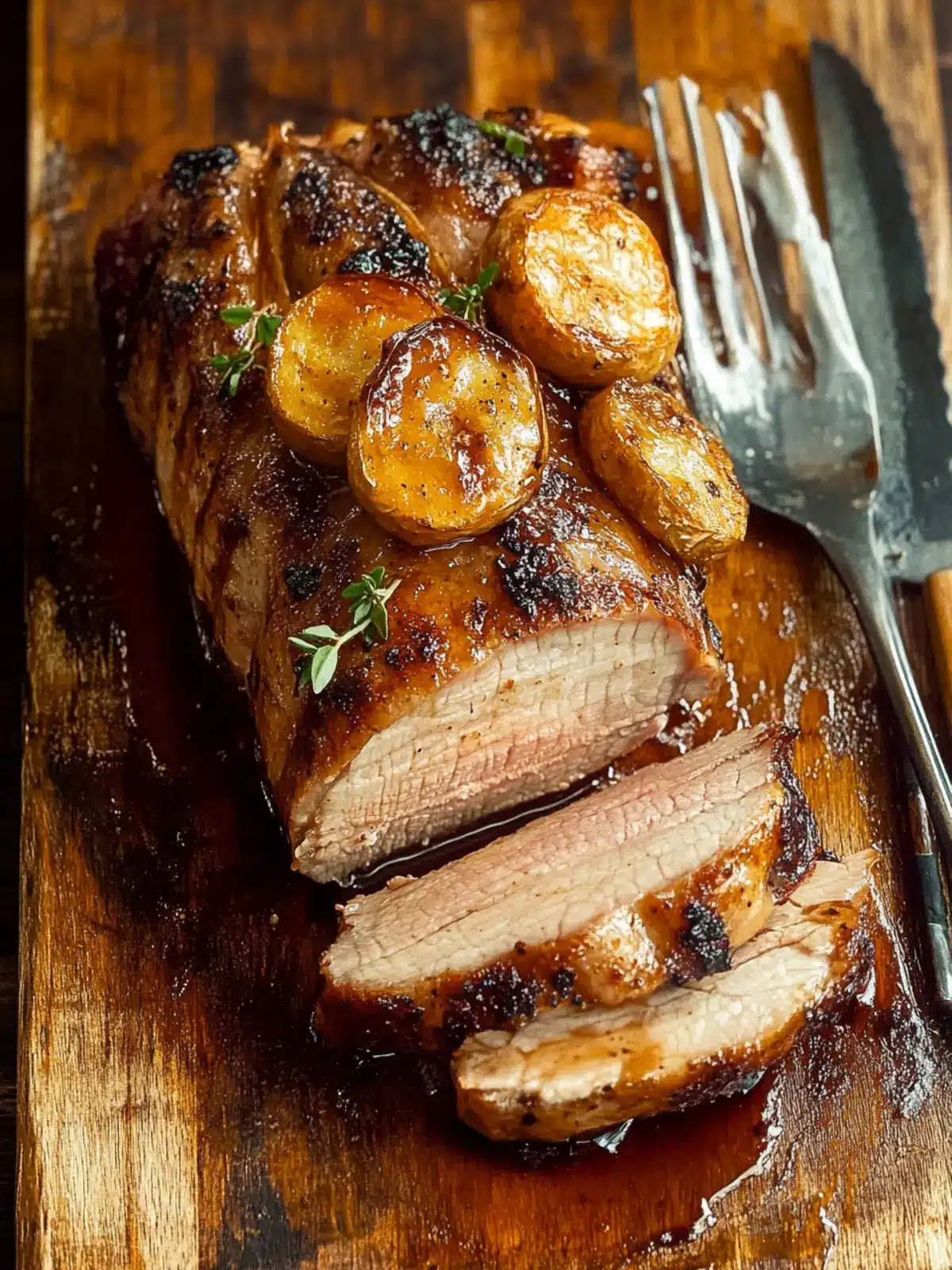 Savory Baked Pork Loin with Apricot Sauce That Wows! 4 Baked Pork Loin