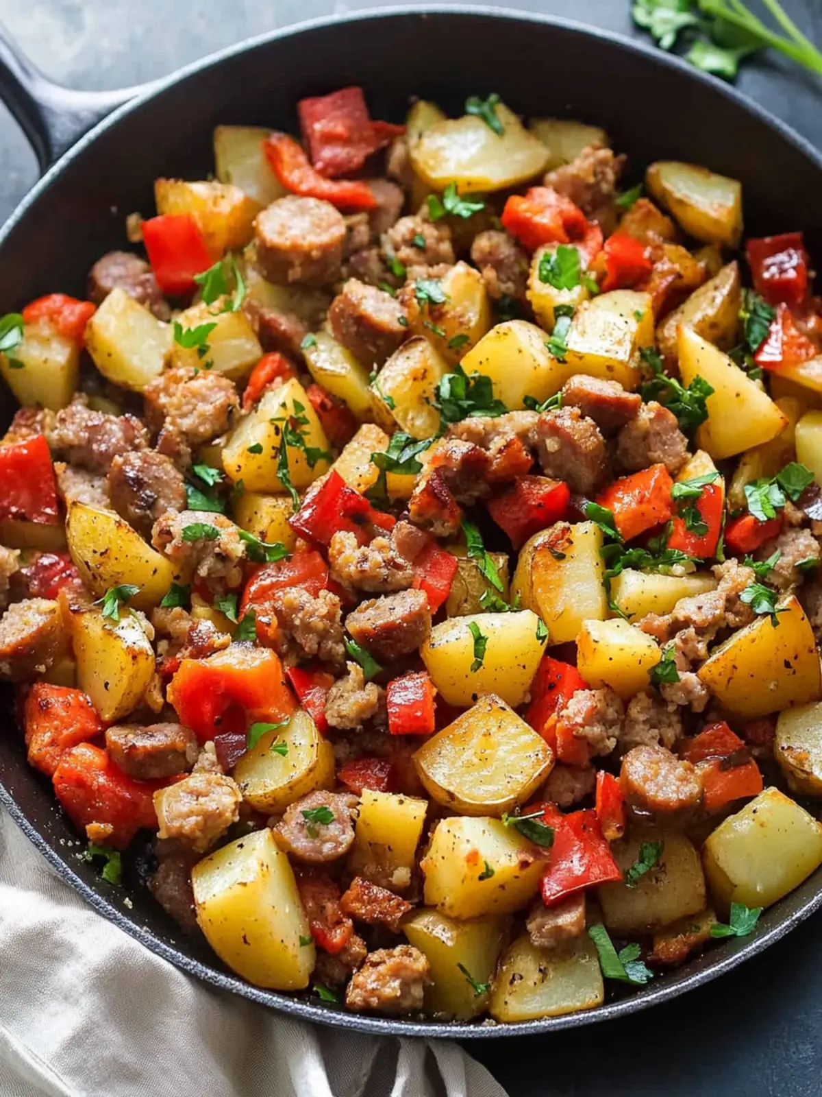 Fried Potatoes and Sausage Skillet: The Ultimate Comfort Dish 5 Fried Potatoes and Sausage Skillet