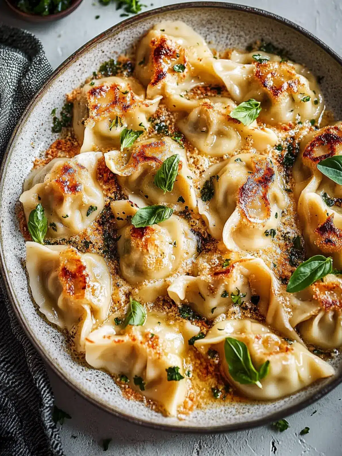 One Pan Baked Dumplings in Creamy Coconut Curry Bliss 3 One Pan Baked Dumplings