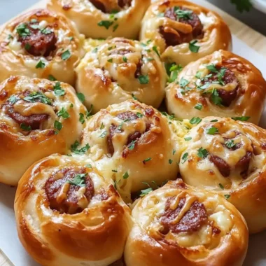 Flower Buns with Cheese and Sausage You'll Love to Make Today 9 Flower Buns with Cheese and Sausage
