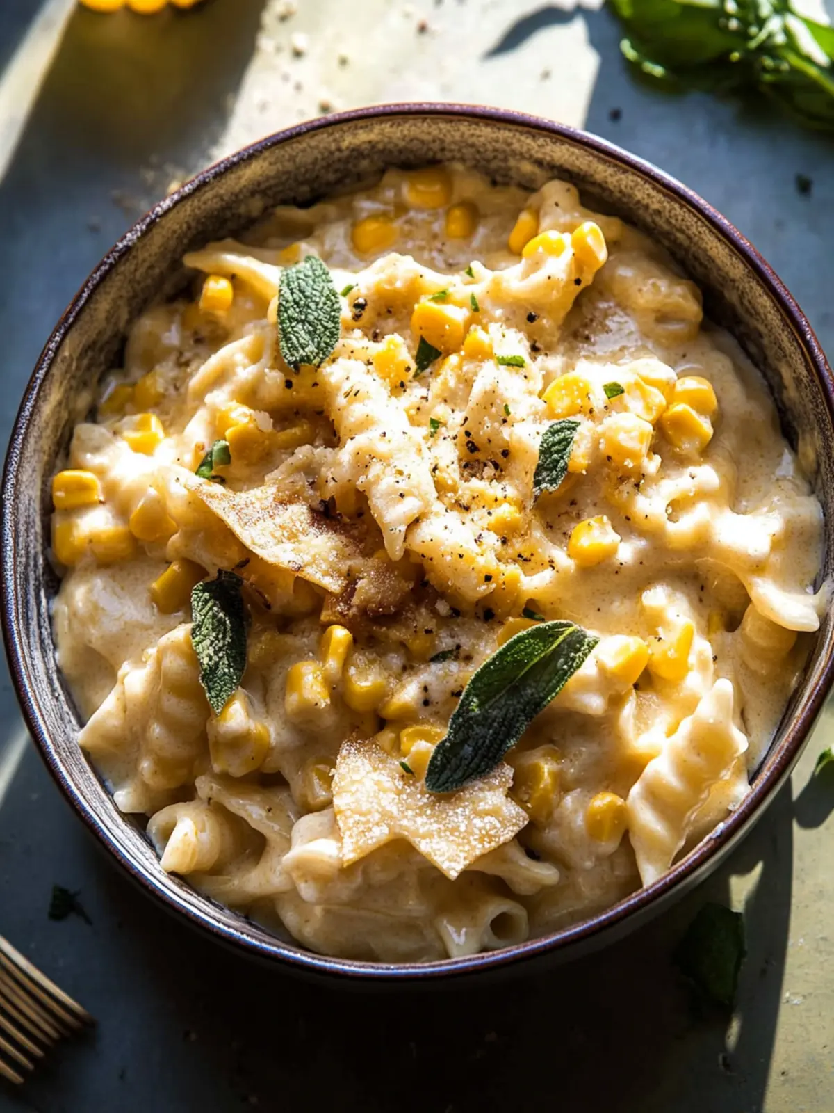 Brown Butter Corn Pasta Alfredo for Cozy Home Dinners 4 Brown Butter Corn Pasta Alfredo