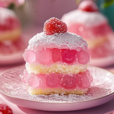 Retro Old-Fashioned Pink Jelly Cakes A Classic Sweet Delight 9 Retro Old-Fashioned Pink Jelly Cakes Classic Dessert