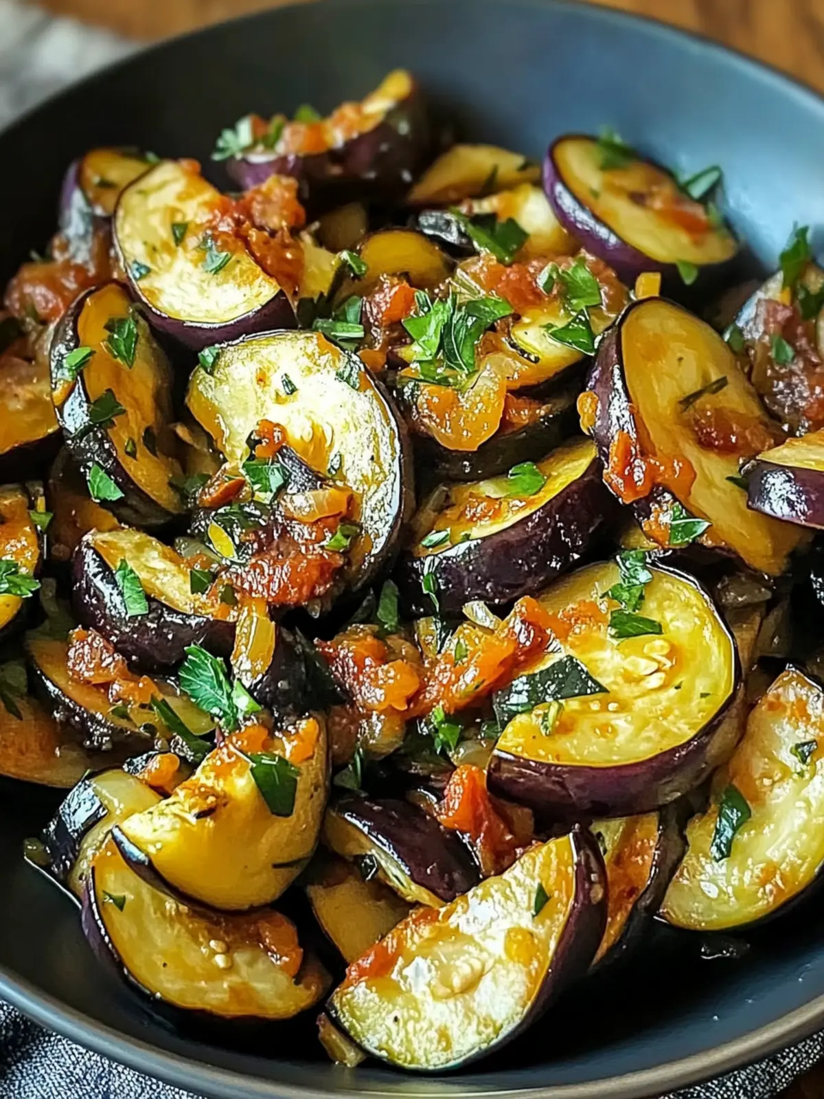 Eggplant and Zucchini Sauté in 30 Minutes: Quick Vegan Delight 3 Eggplant and Zucchini Sauté in 30 Minutes
