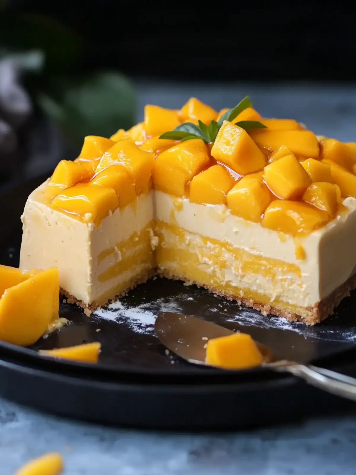 Irresistible Tasty Mango Milk Cake for Tropical Bliss 2 Tasty Mango Milk Cake