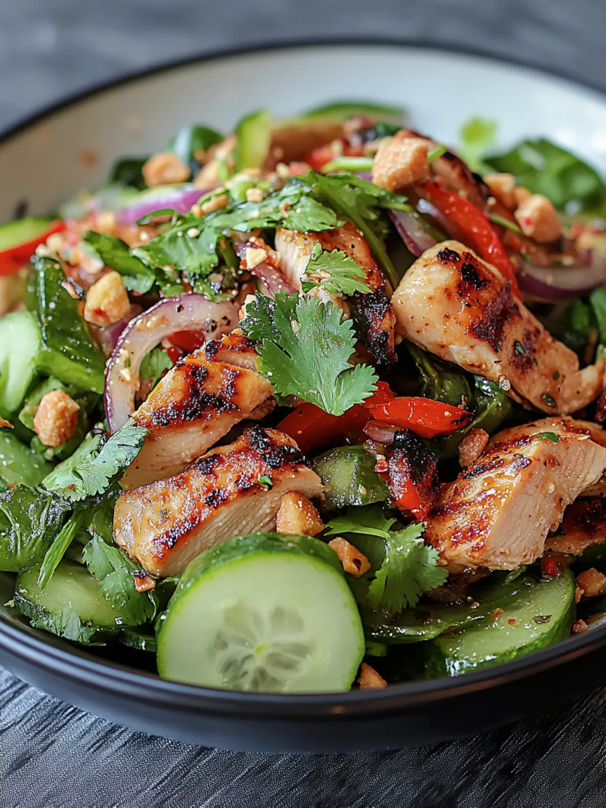 Zesty Thai Grilled Chicken Salad to Brighten Your Dinner 5 Thai Grilled Chicken Salad