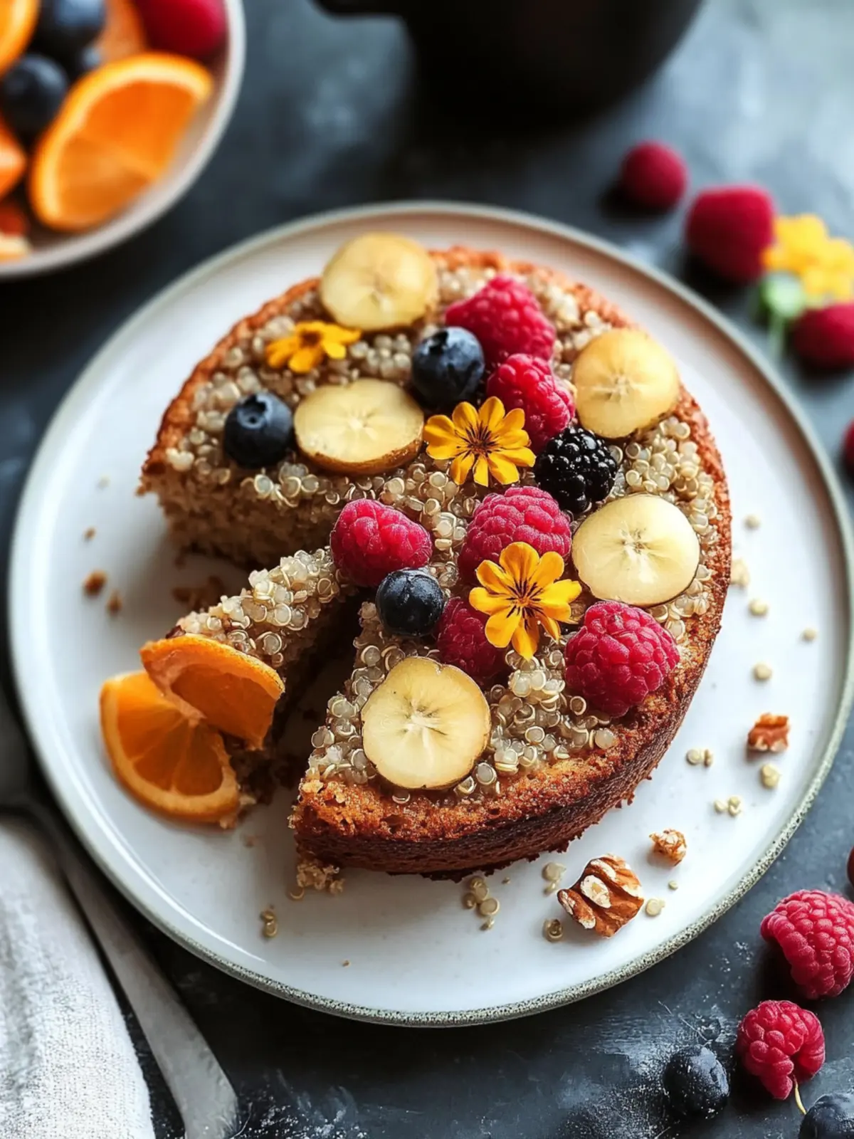 Nutritious Quinoa Breakfast Cake for a Wholesome Start 3 Nutritious Quinoa Breakfast Cake