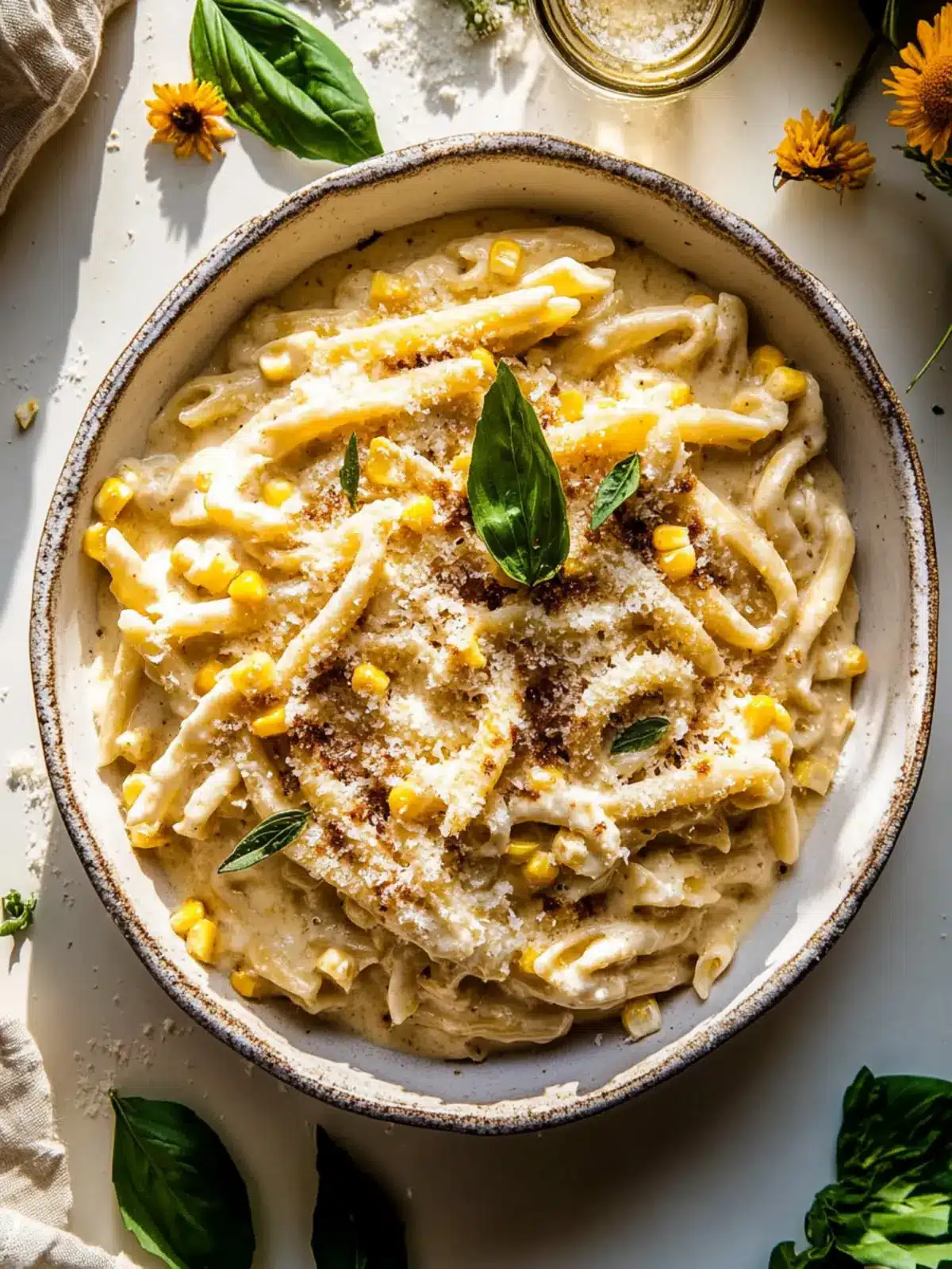 Brown Butter Corn Pasta Alfredo for Cozy Home Dinners 3 Brown Butter Corn Pasta Alfredo