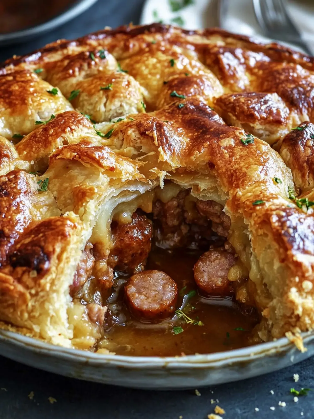 Savor the Comfort of Hairy Bikers Cumberland Sausage Pie 5 Hairy Bikers Cumberland Sausage Pie
