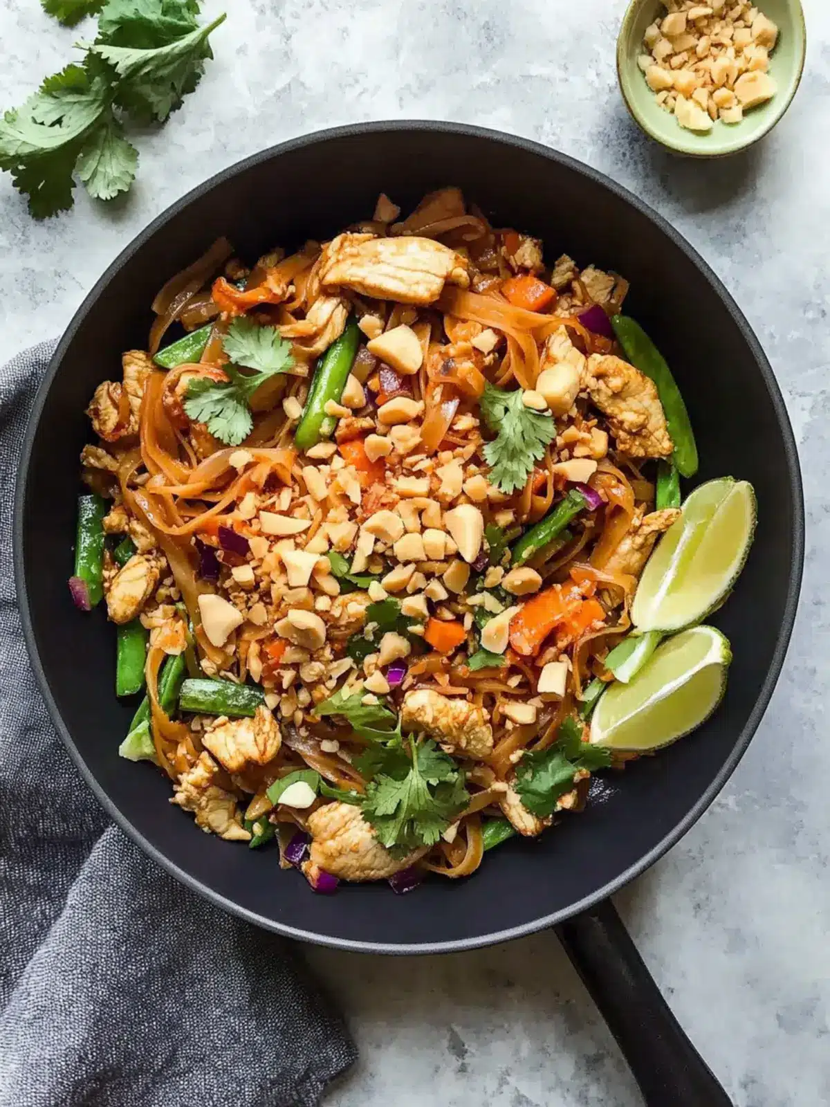 Healthy Chicken Pad Thai That Will Wow Your Weeknight Dinner 4 Healthy Chicken Pad Thai (Noodle-free!)