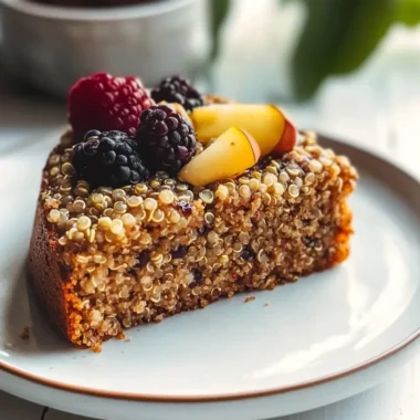 Nutritious Quinoa Breakfast Cake for a Wholesome Start 10 Nutritious Quinoa Breakfast Cake
