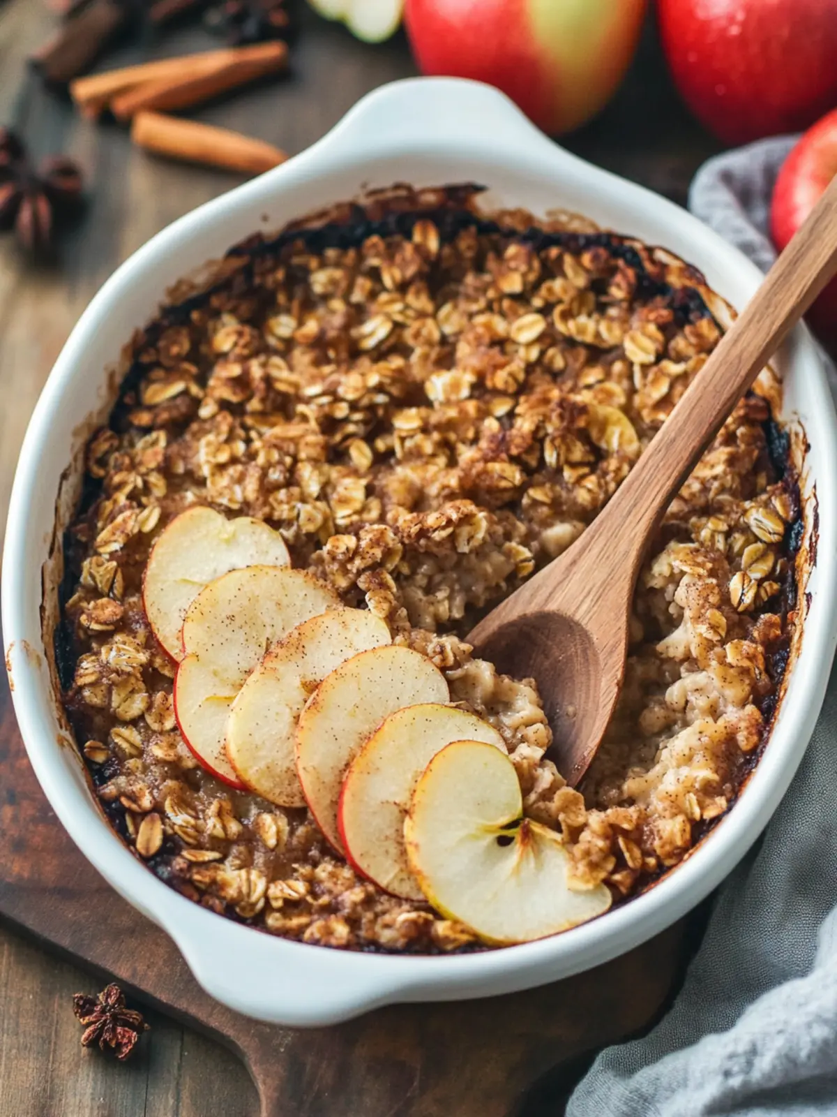 Cozy Apple Cinnamon Baked Oatmeal to Warm Your Mornings 5 Apple Cinnamon Baked Oatmeal