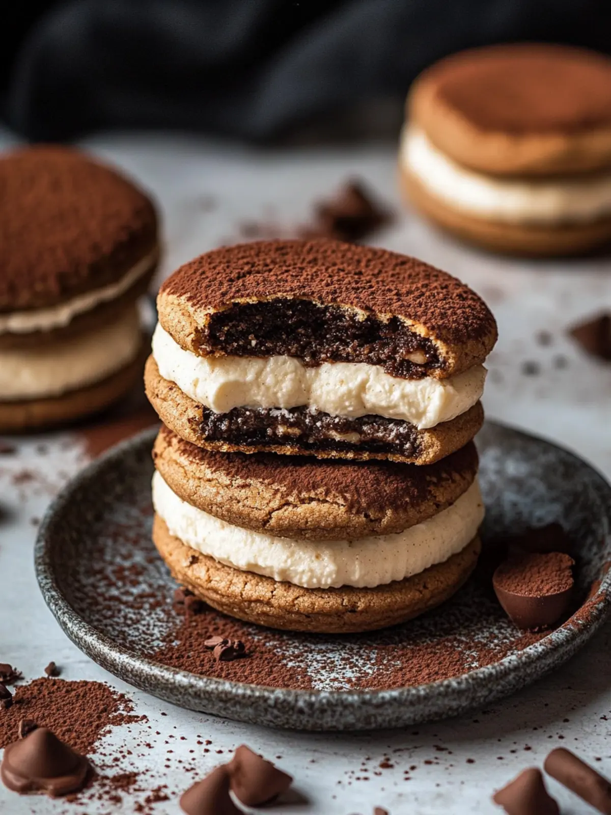 Tiramisu Cookie Sandwiches for the Ultimate Coffee Lovers 3 Tiramisu Cookie Sandwiches