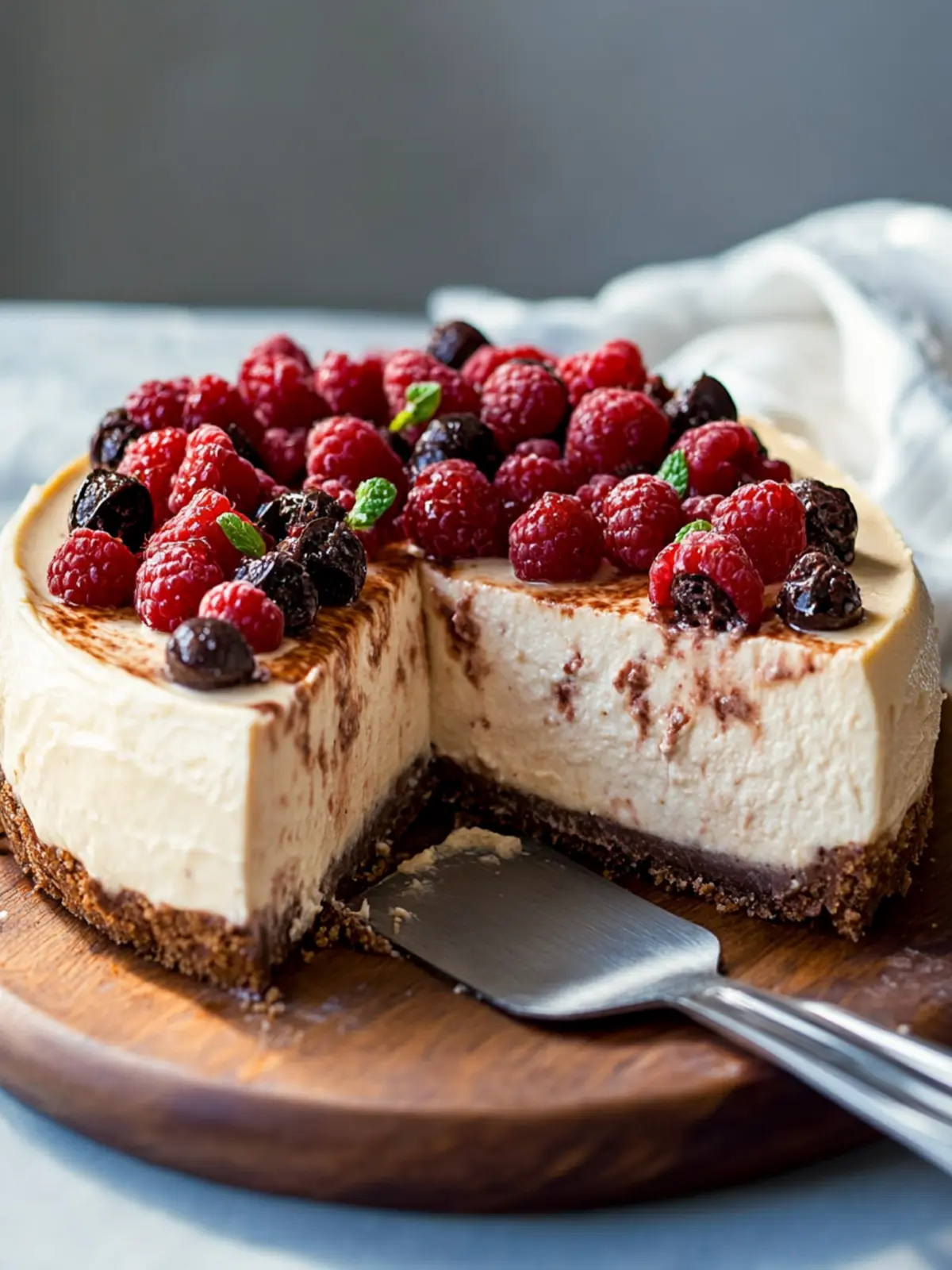 Protein Cheesecake Bliss: Healthy Treat with 25g Protein! 2 Protein Cheesecake