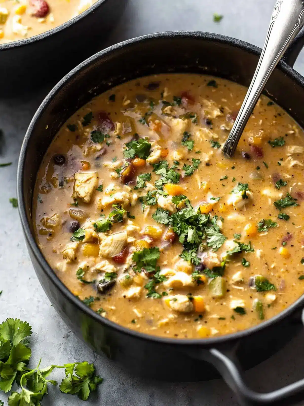 Creamy Roasted Poblano Chicken Chili for Cozy Nights 2 Roasted Poblano Chicken Chili