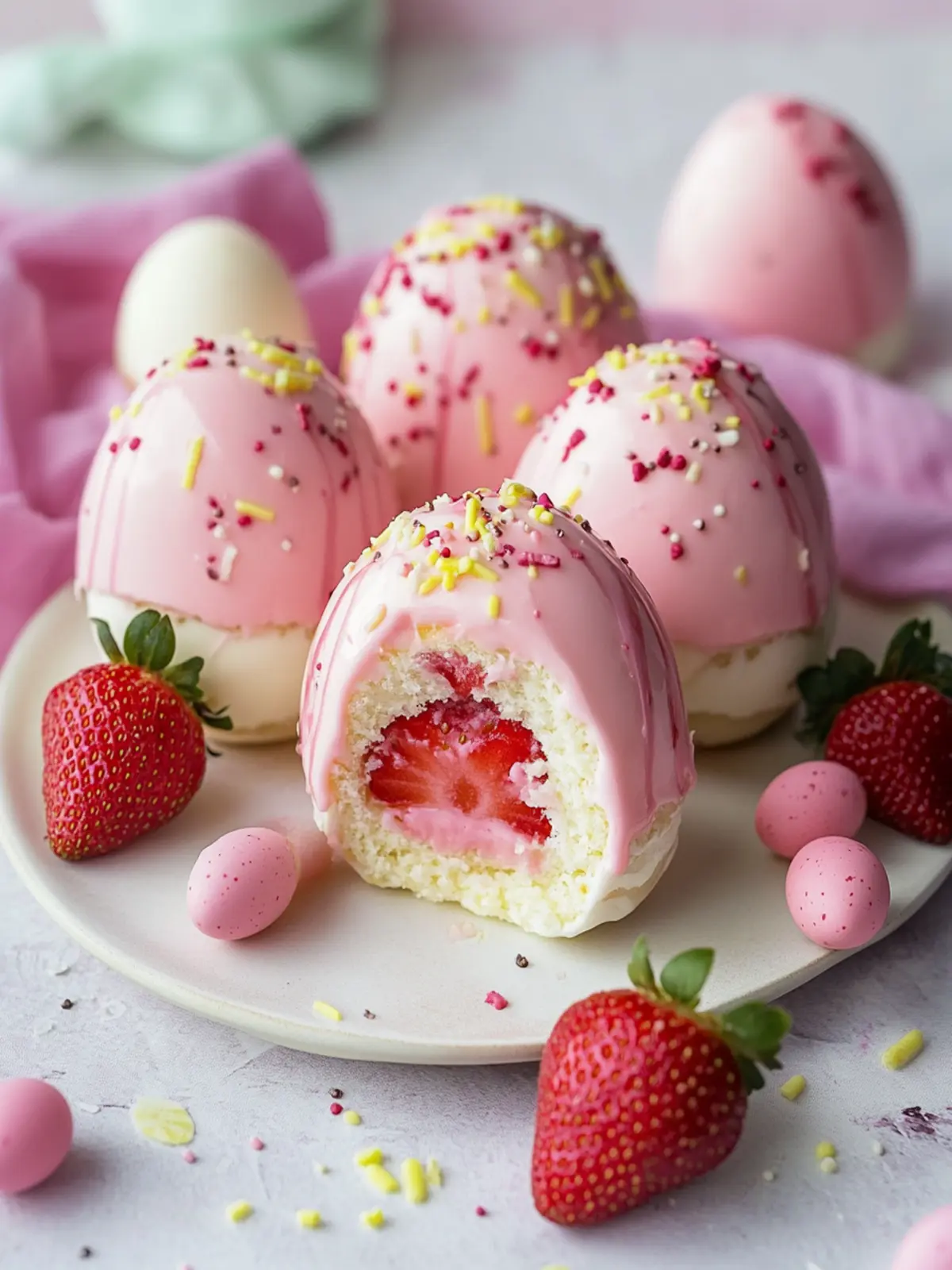 Irresistible Strawberry Shortcake Easter Egg Bombs for Spring Fun 2 Strawberry Shortcake Easter Egg Bombs