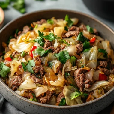 Keto Beef and Cabbage Stir-Fry: A Flavorful Dinner Twist 11 Keto Beef and Cabbage Stir-Fry