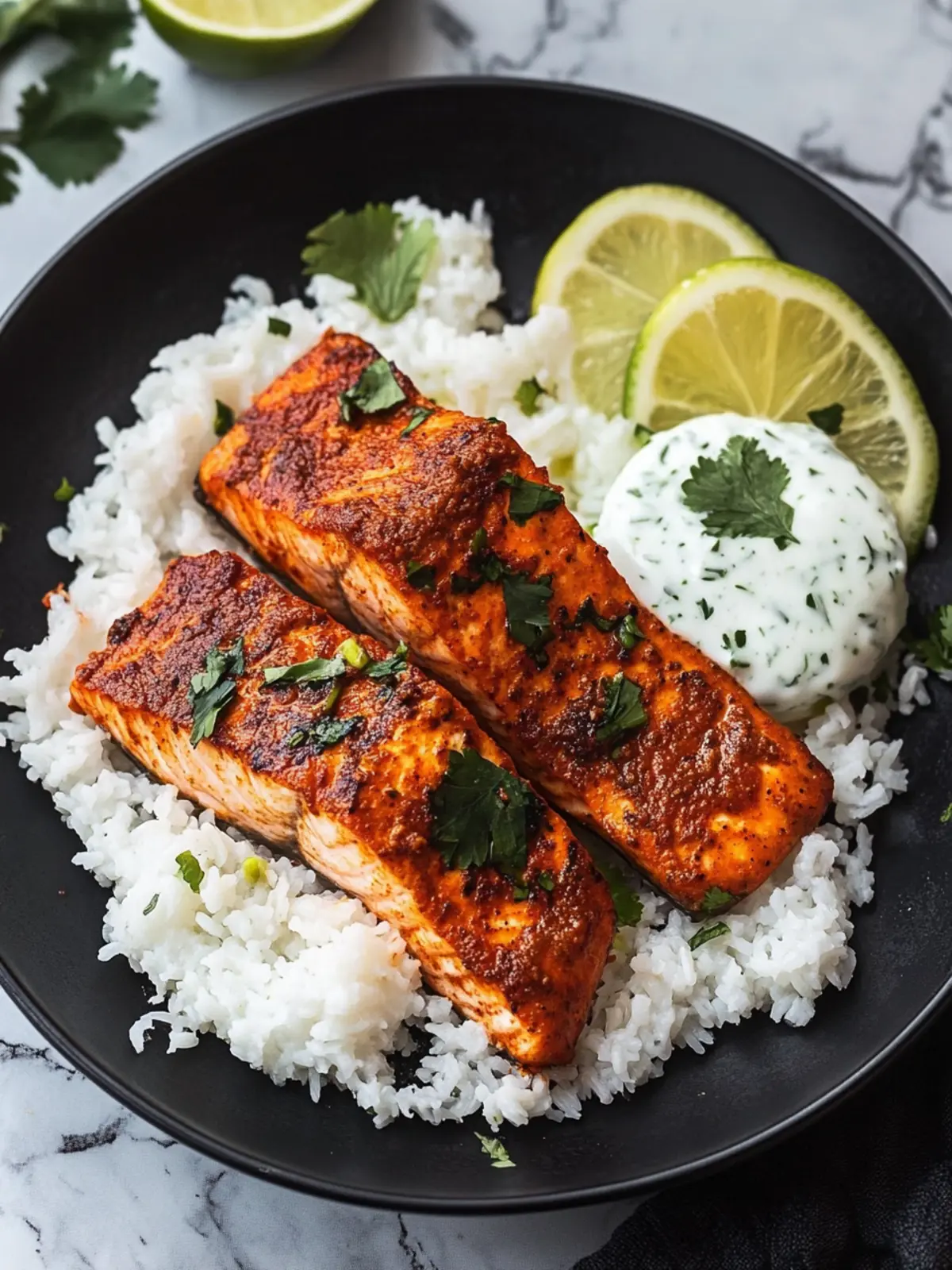 Irresistible Tandoori Salmon with Raita in 30 Minutes! 3 Tandoori Salmon with Raita
