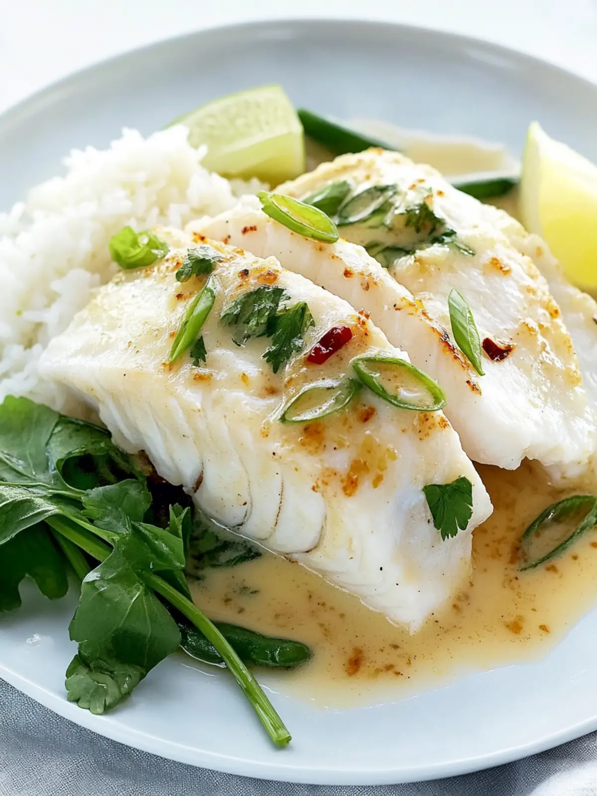 Coconut Poached Fish with Spinach for a Flavorful Dinner 3 Coconut Poached Fish