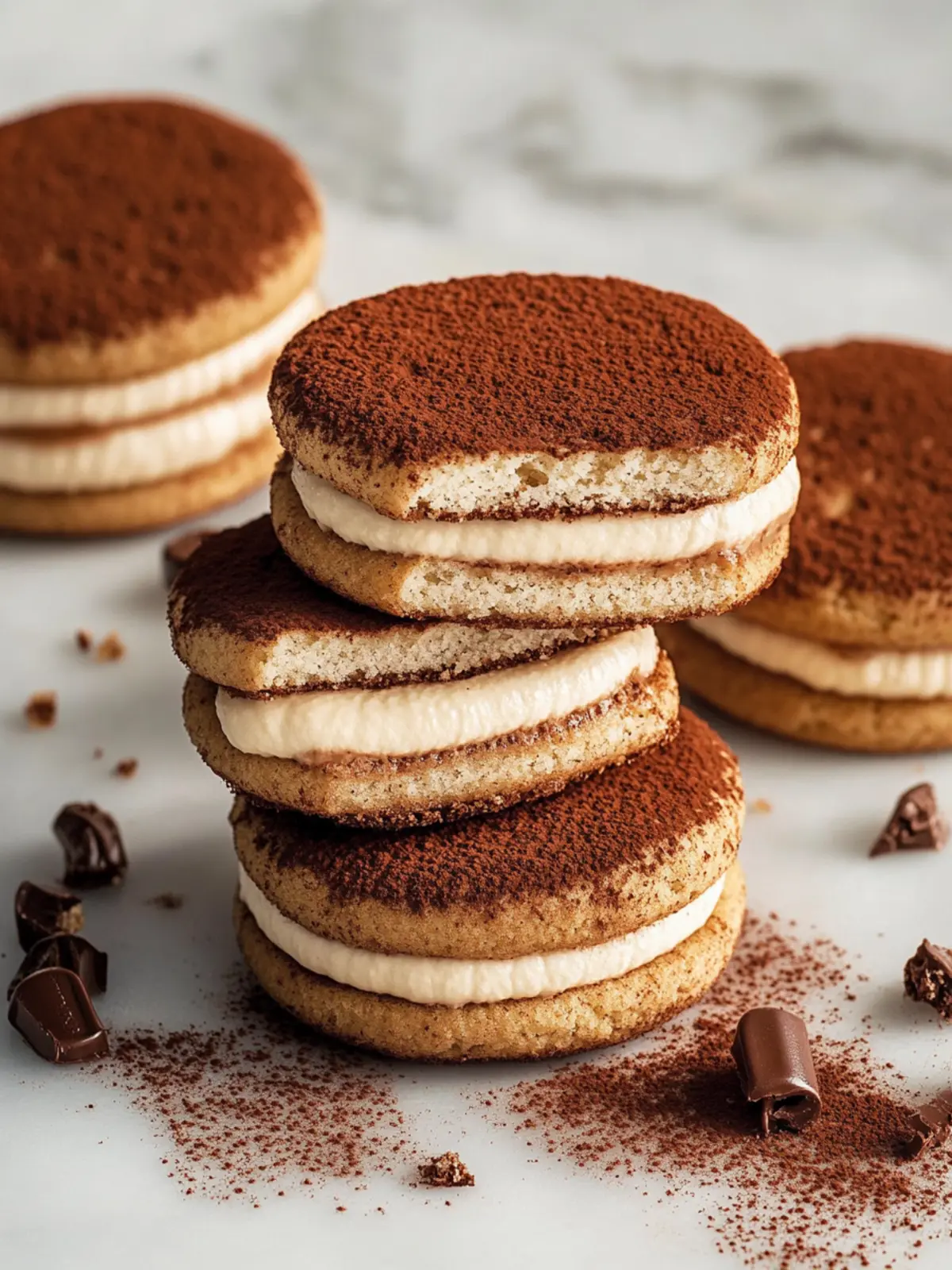 Tiramisu Cookie Sandwiches for the Ultimate Coffee Lovers 4 Tiramisu Cookie Sandwiches