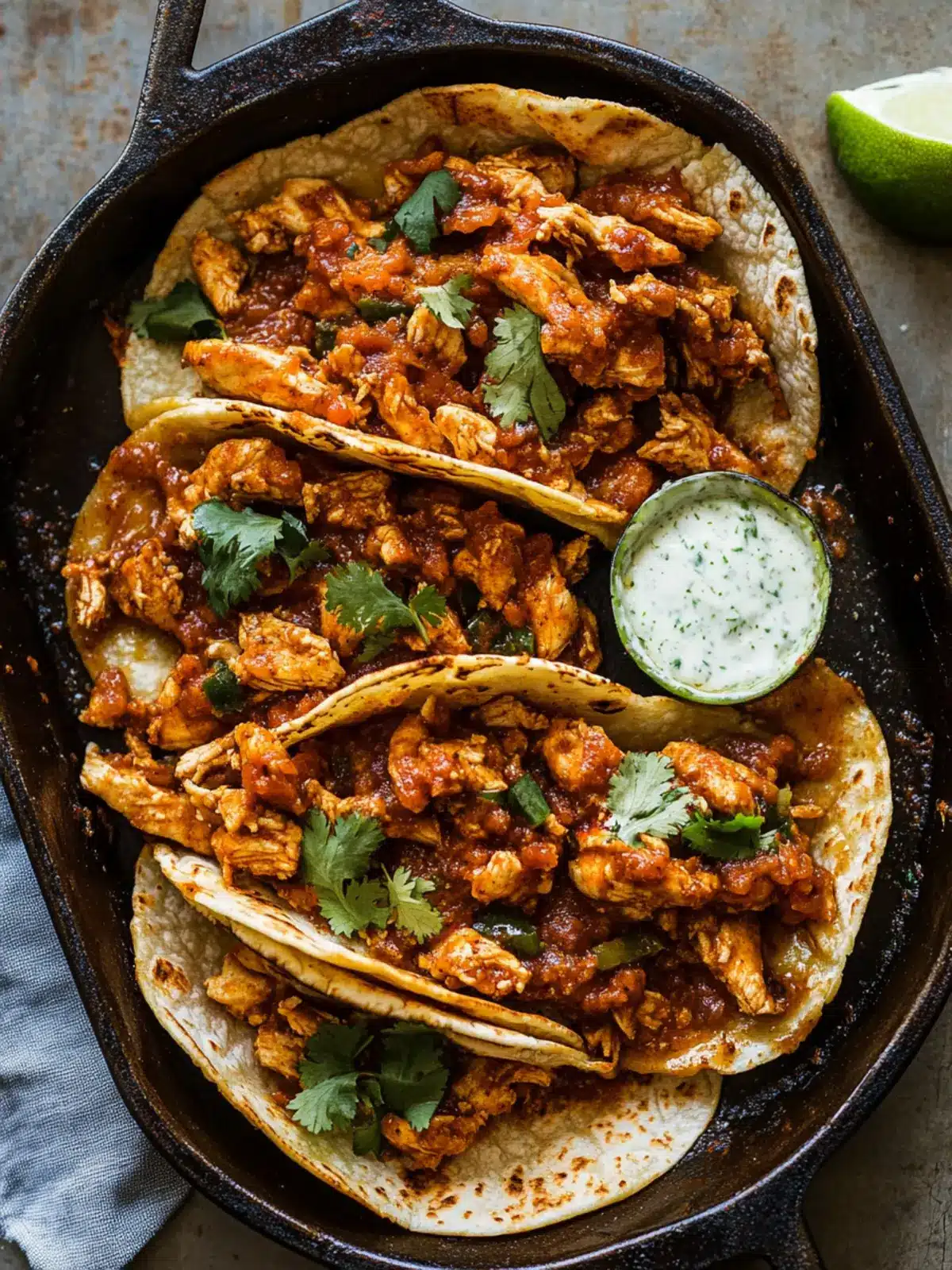 Weeknight Cheesy Baked Chipotle Chicken Tacos with Cilantro Lime Ranch Bliss 3 Weeknight Cheesy Baked Chipotle Chicken Tacos with Cilantro Lime Ranch