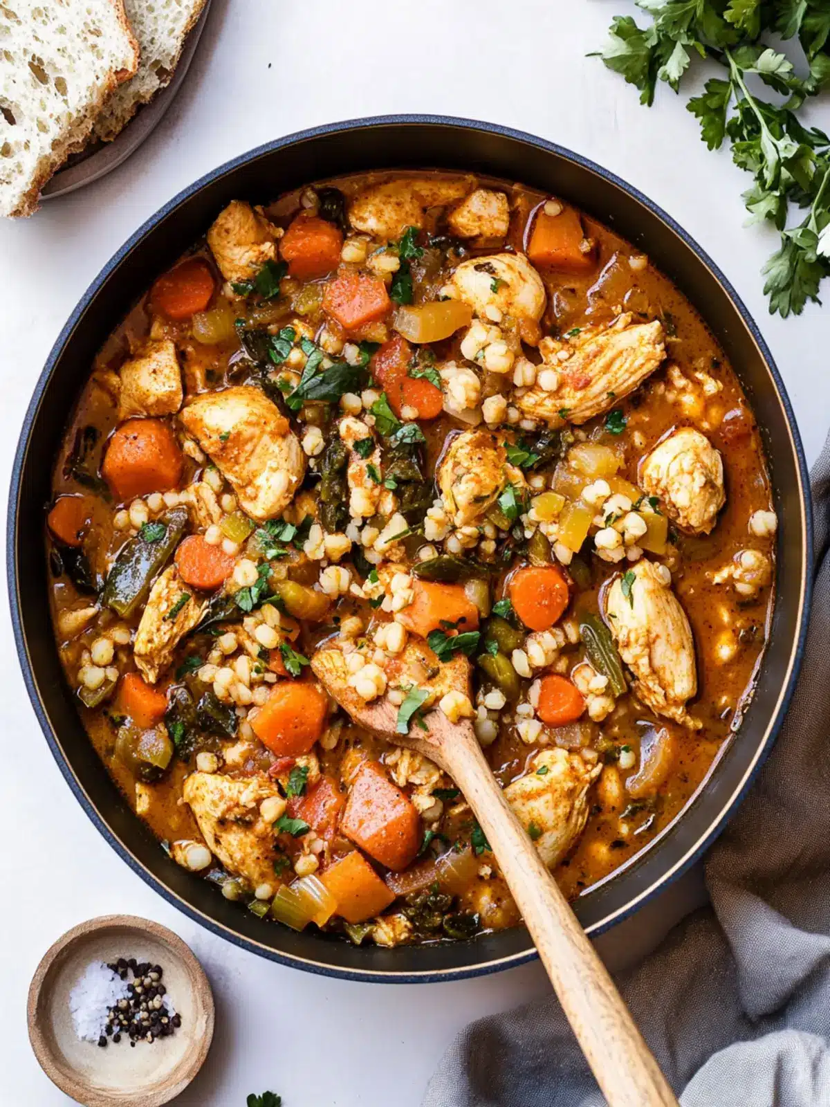 Savory One Pot Moroccan-Spiced Chicken Stew to Warm Your Soul 4 One Pot Moroccan-Spiced Chicken Stew