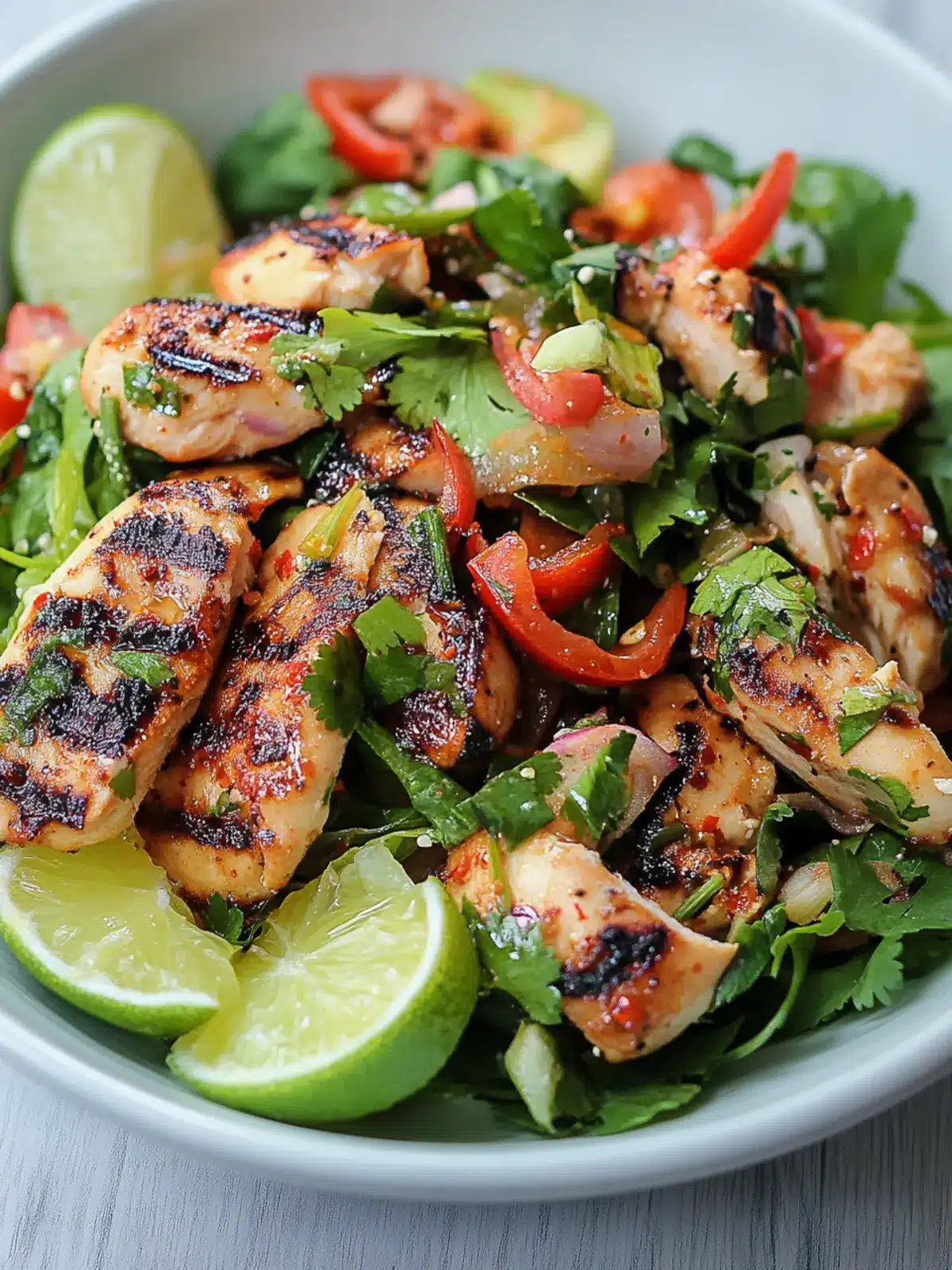 Zesty Thai Grilled Chicken Salad to Brighten Your Dinner 2 Thai Grilled Chicken Salad