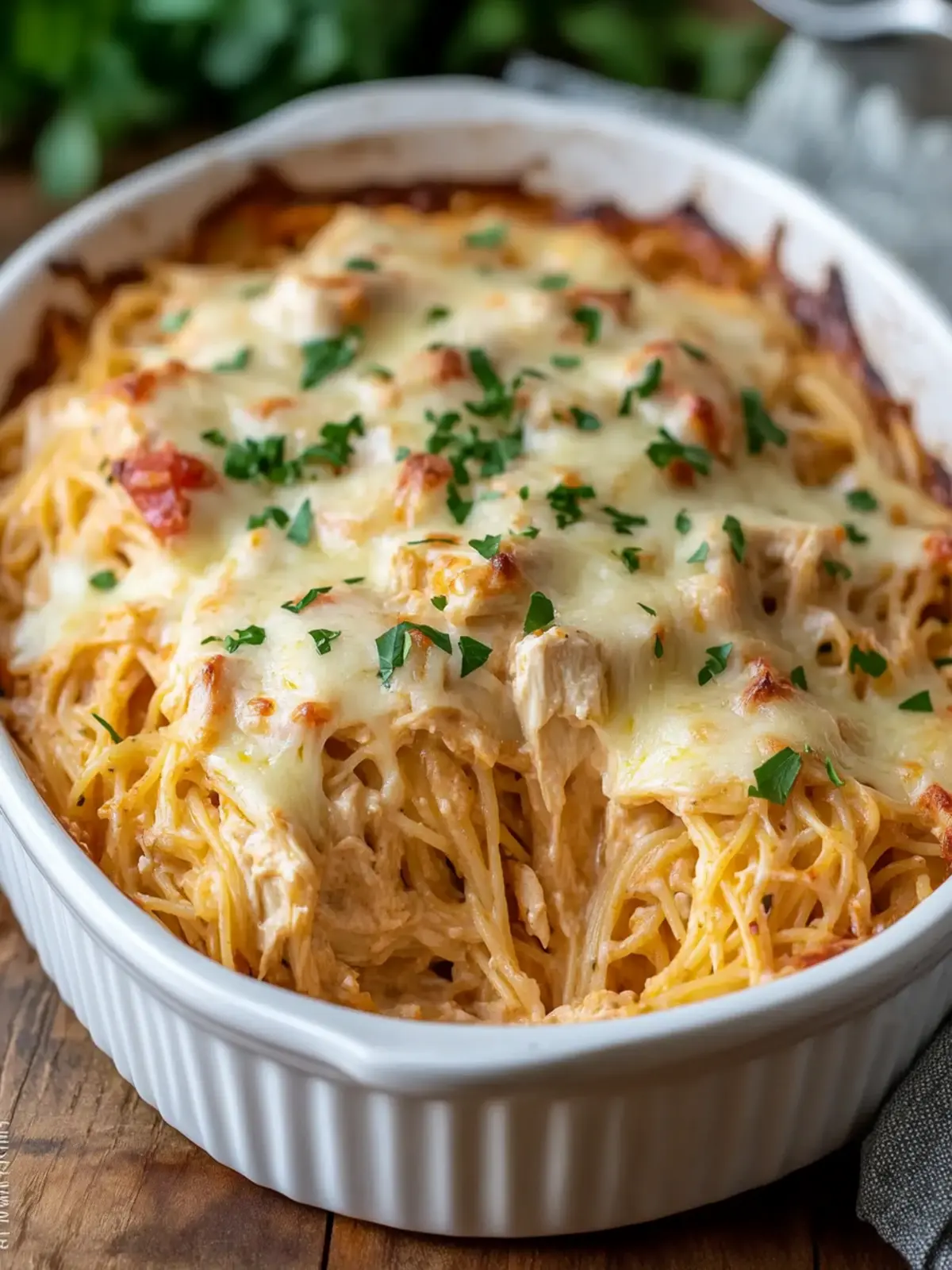 Cheesy Chicken Spaghetti Casserole: Comfort Food Bliss 5 Cheesy Chicken Spaghetti Casserole