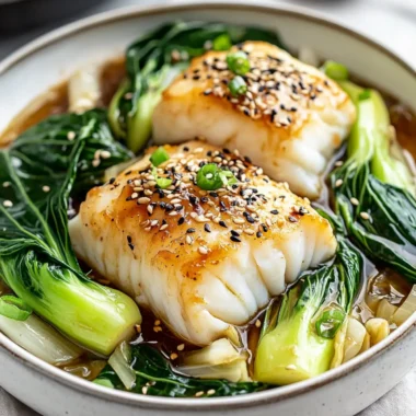 Savor Delight: Asian-Style Keto Braised Cod with Bok Choy 9 Asian-Style Keto Braised Cod with Bok Choy