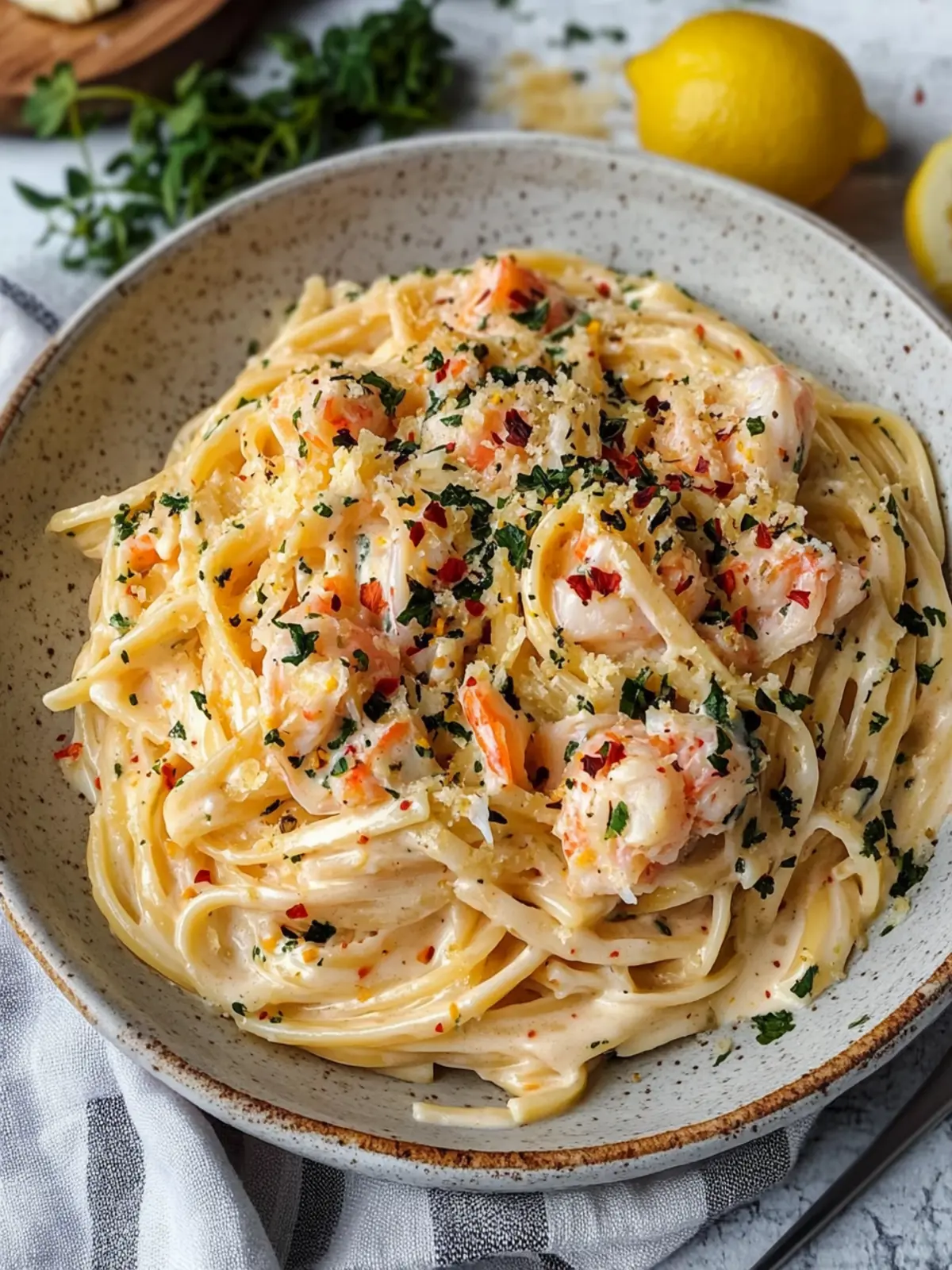 Indulge in Creamy Crab Linguini with White Wine Sauce Tonight 3 Creamy Crab Linguini with White Wine Sauce