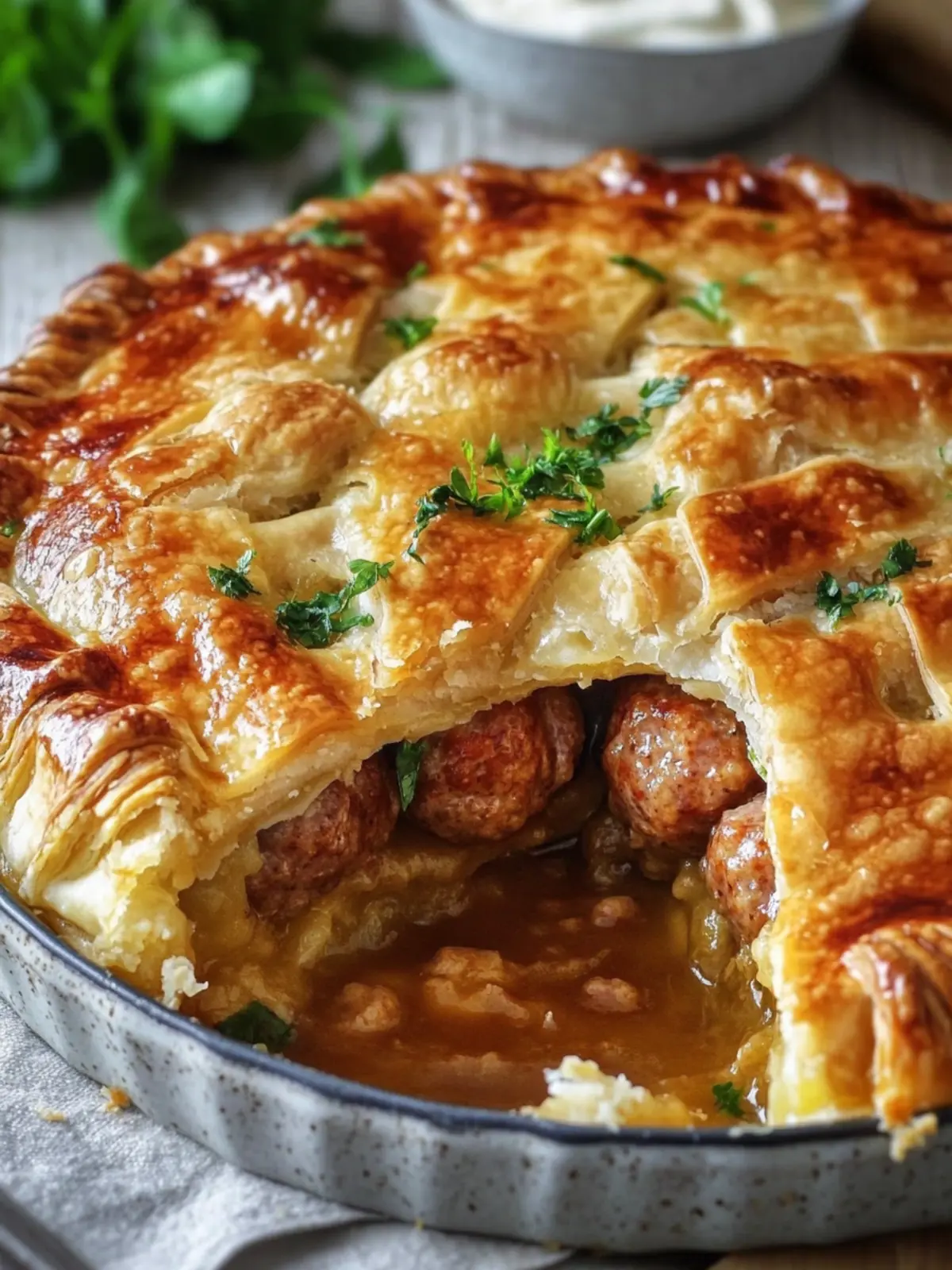Savor the Comfort of Hairy Bikers Cumberland Sausage Pie 4 Hairy Bikers Cumberland Sausage Pie