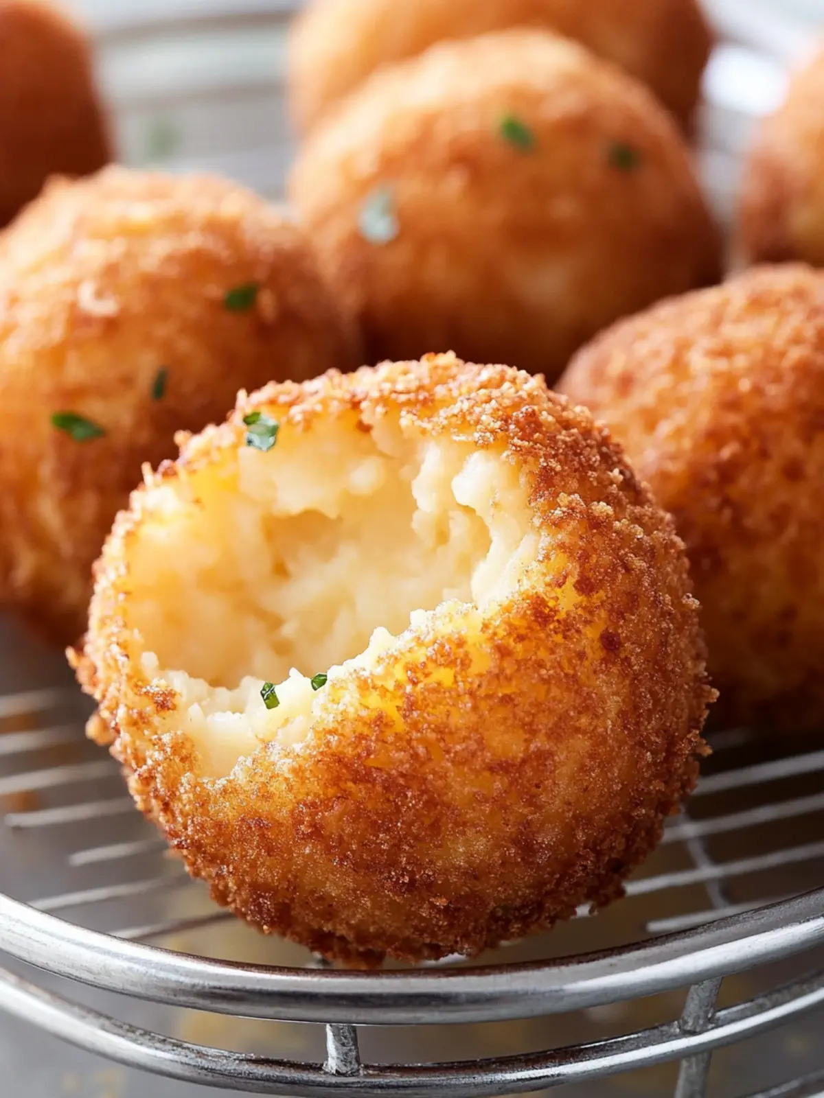Cheese-Stuffed Potato Croquettes: Comfort Food Perfection 4 Cheese-Stuffed Potato Croquettes