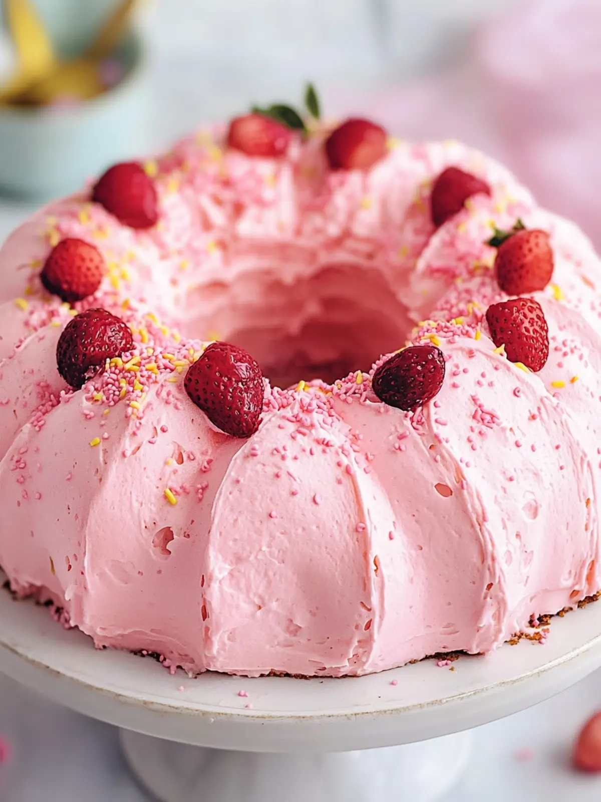 Heavenly Pink Angel Food Cake for Light, Fluffy Indulgence 4 Pink Angel Food Cake
