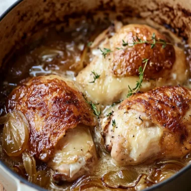Braised French Onion Chicken with Gruyère: Cozy Comfort Dish 10 Braised French Onion Chicken with Gruyère