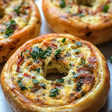 Savory Quiche Stuffed Bagels: Your New Favorite Breakfast Idea 10 Savory Quiche Stuffed Bagels