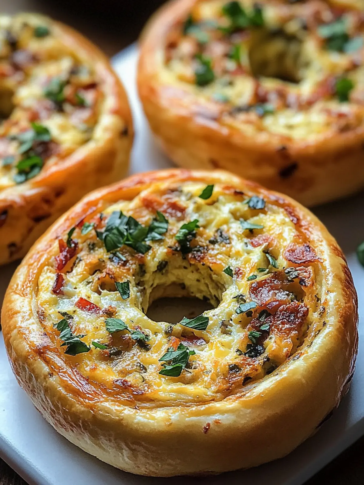 Savory Quiche Stuffed Bagels: Your New Favorite Breakfast Idea 5 Savory Quiche Stuffed Bagels
