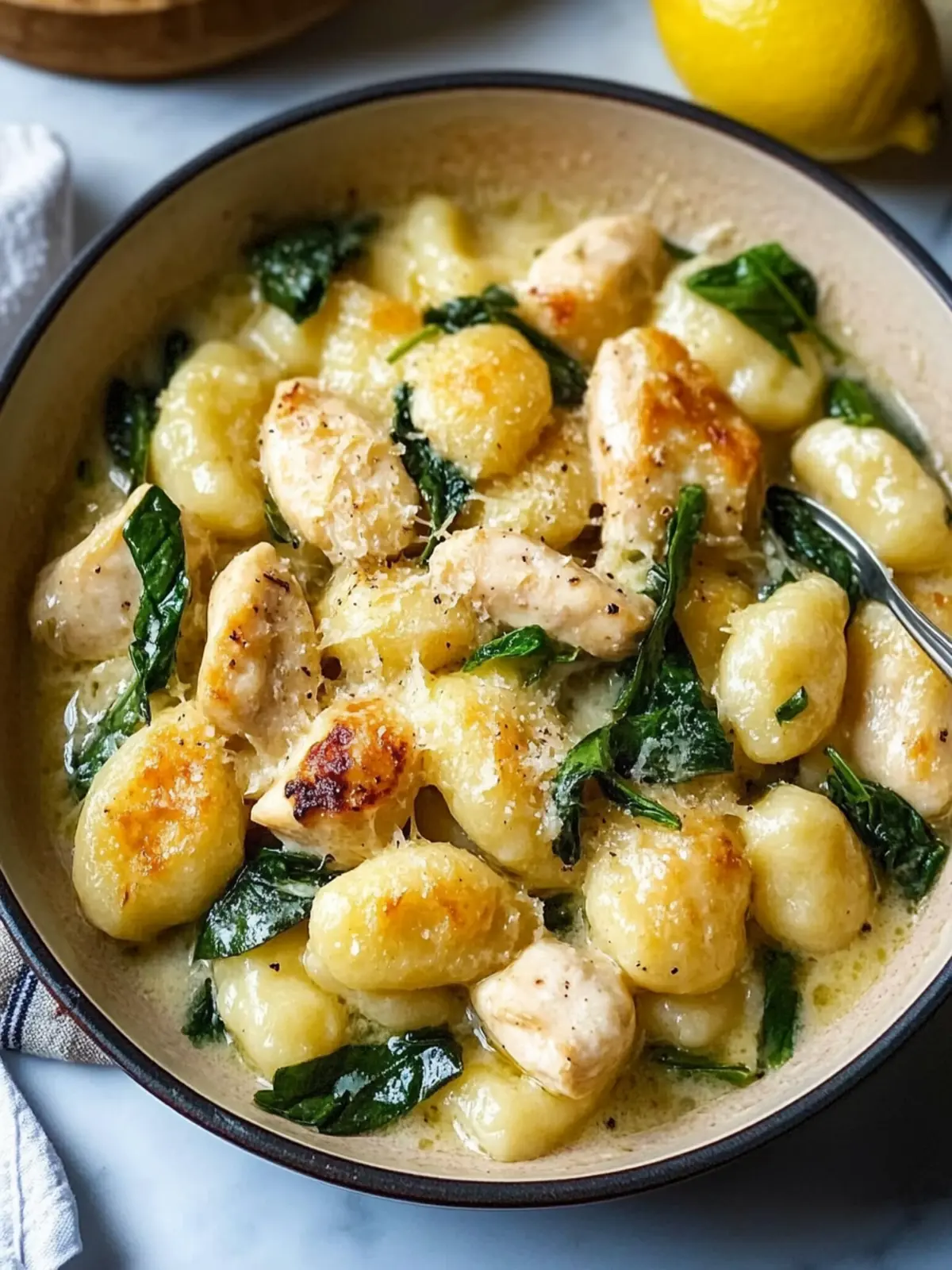 Creamy Lemon Chicken Gnocchi in Just 35 Minutes! 5 Lemon Chicken Gnocchi