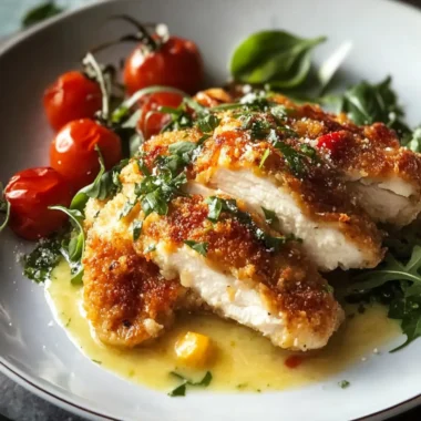 Crispy Chicken Costoletta with Zesty Lemon Butter Sauce 10 Crispy Chicken Costoletta