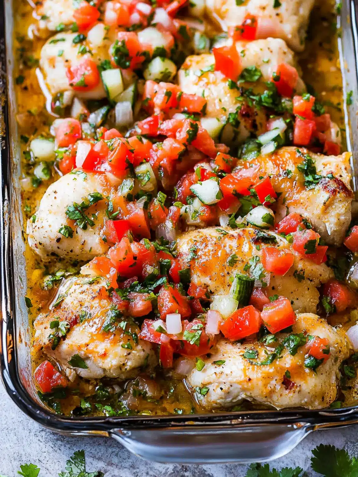 Salsa Fresca Baked Chicken: Quick, Delicious Family Dinner 2 Salsa Fresca Baked Chicken